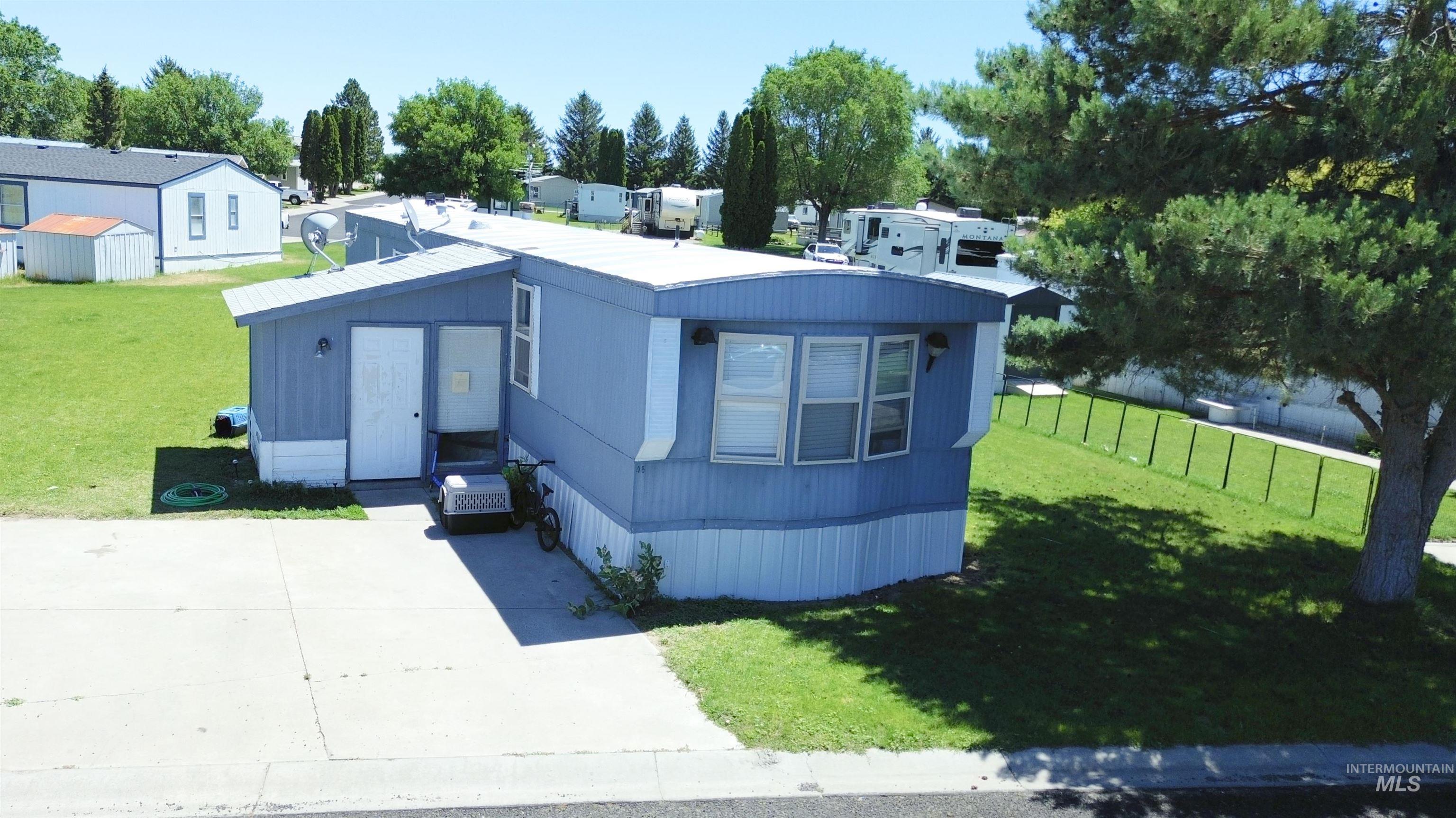 1015 N Fir St Trailer 46, Jerome, Idaho 83338, 3 Bedrooms, 1 Bathroom, Residential For Sale, Price $62,000,MLS 98990006