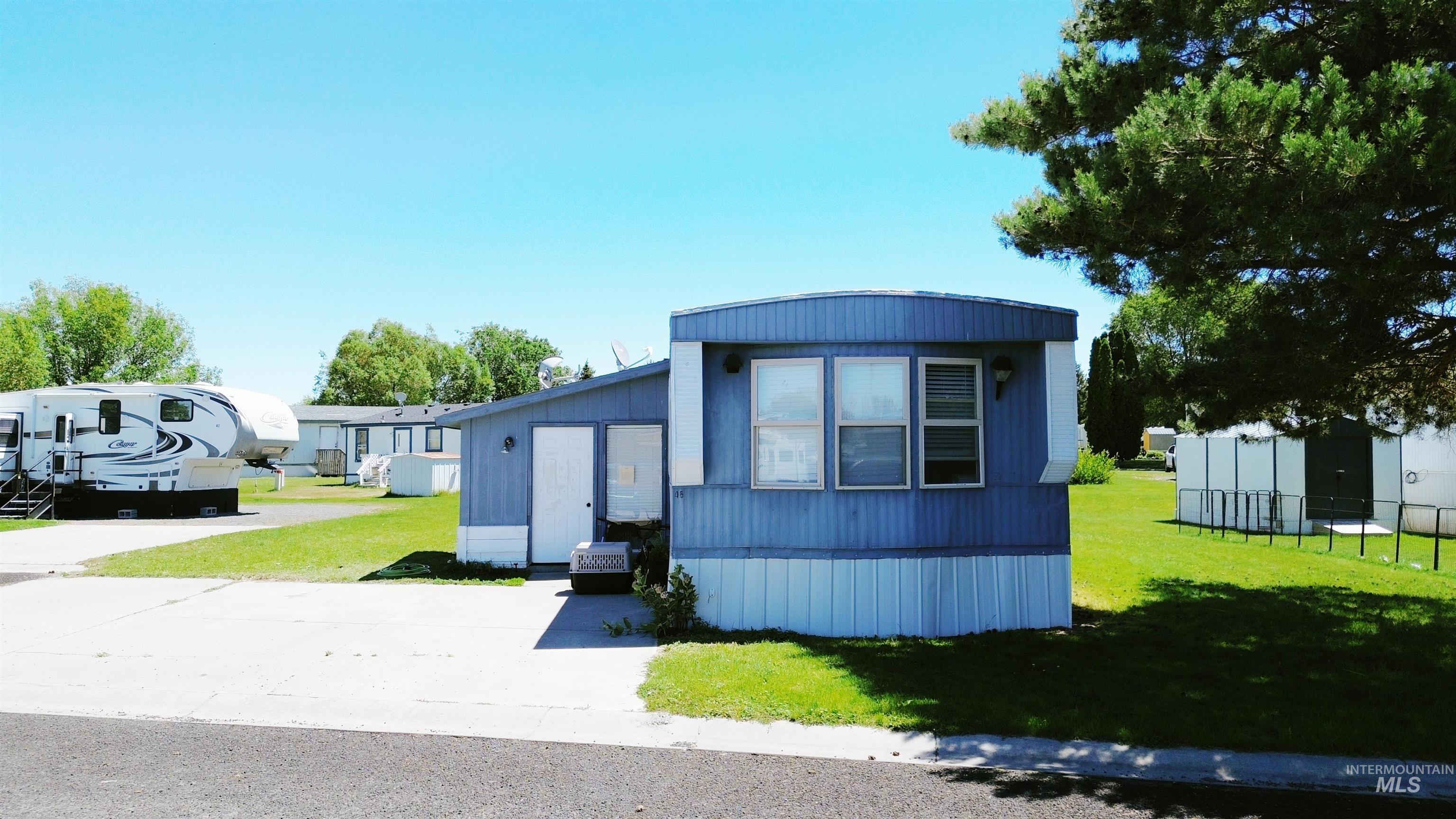 1015 N Fir St Trailer 46, Jerome, Idaho 83338, 3 Bedrooms, 1 Bathroom, Residential For Sale, Price $62,000,MLS 98990006