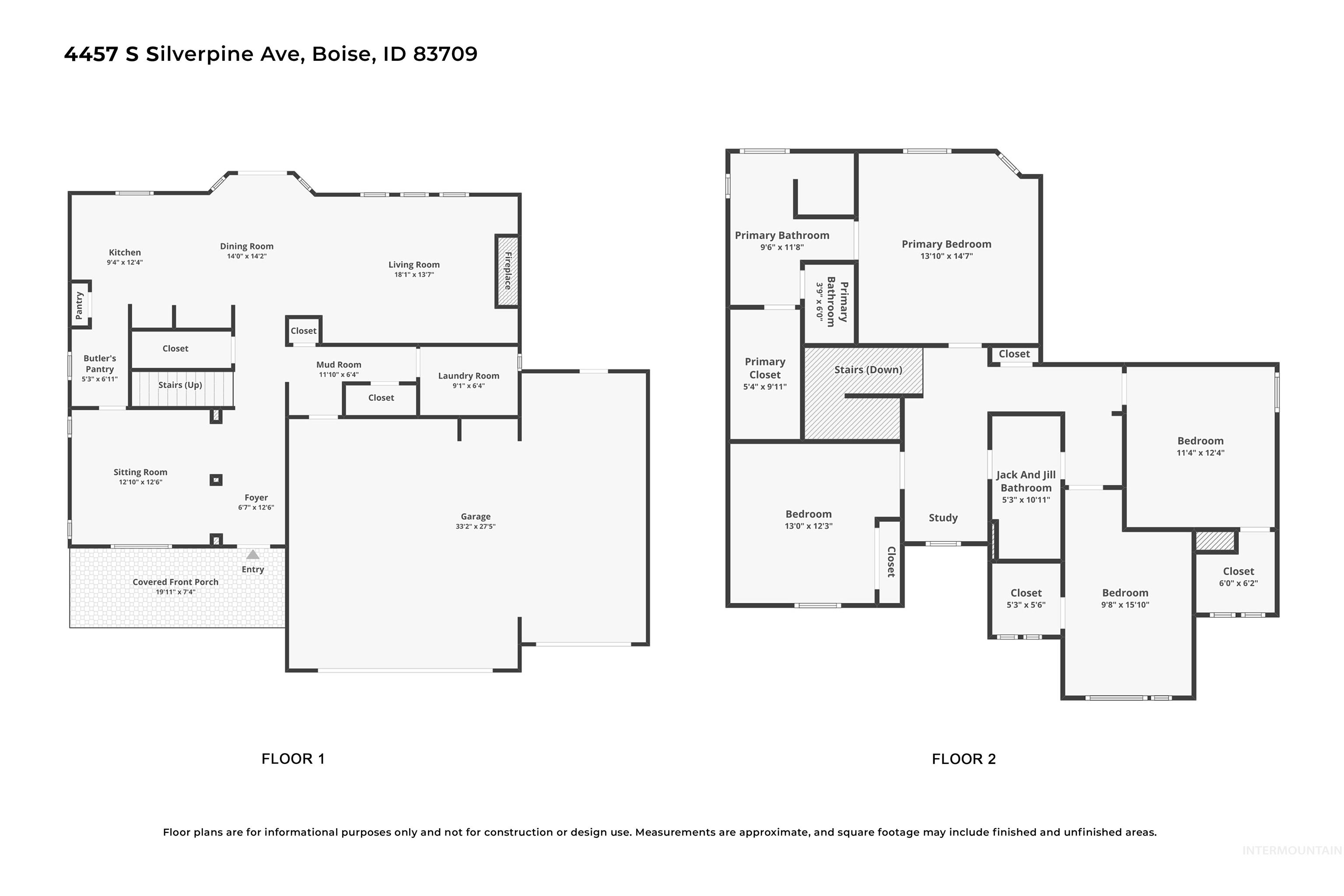 4457 S Silverpine Ave, Boise, Idaho 83709, 4 Bedrooms, 2.5 Bathrooms, Residential For Sale, Price $600,000, 98990043