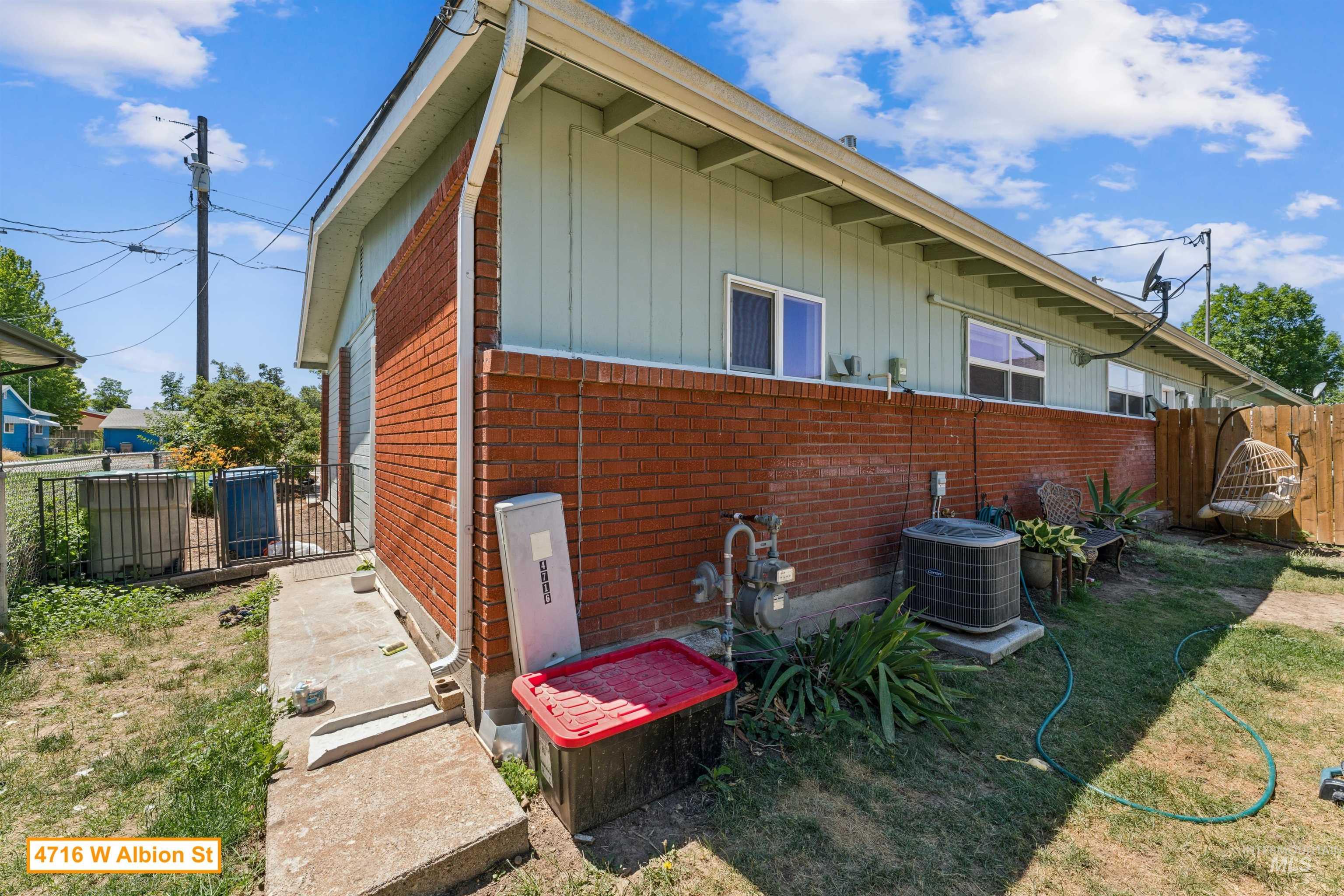 4716 W Albion St, Boise, Idaho 83705-1204, 2 Bedrooms, 1 Bathroom, Residential Income For Sale, Price $870,000, 98990067