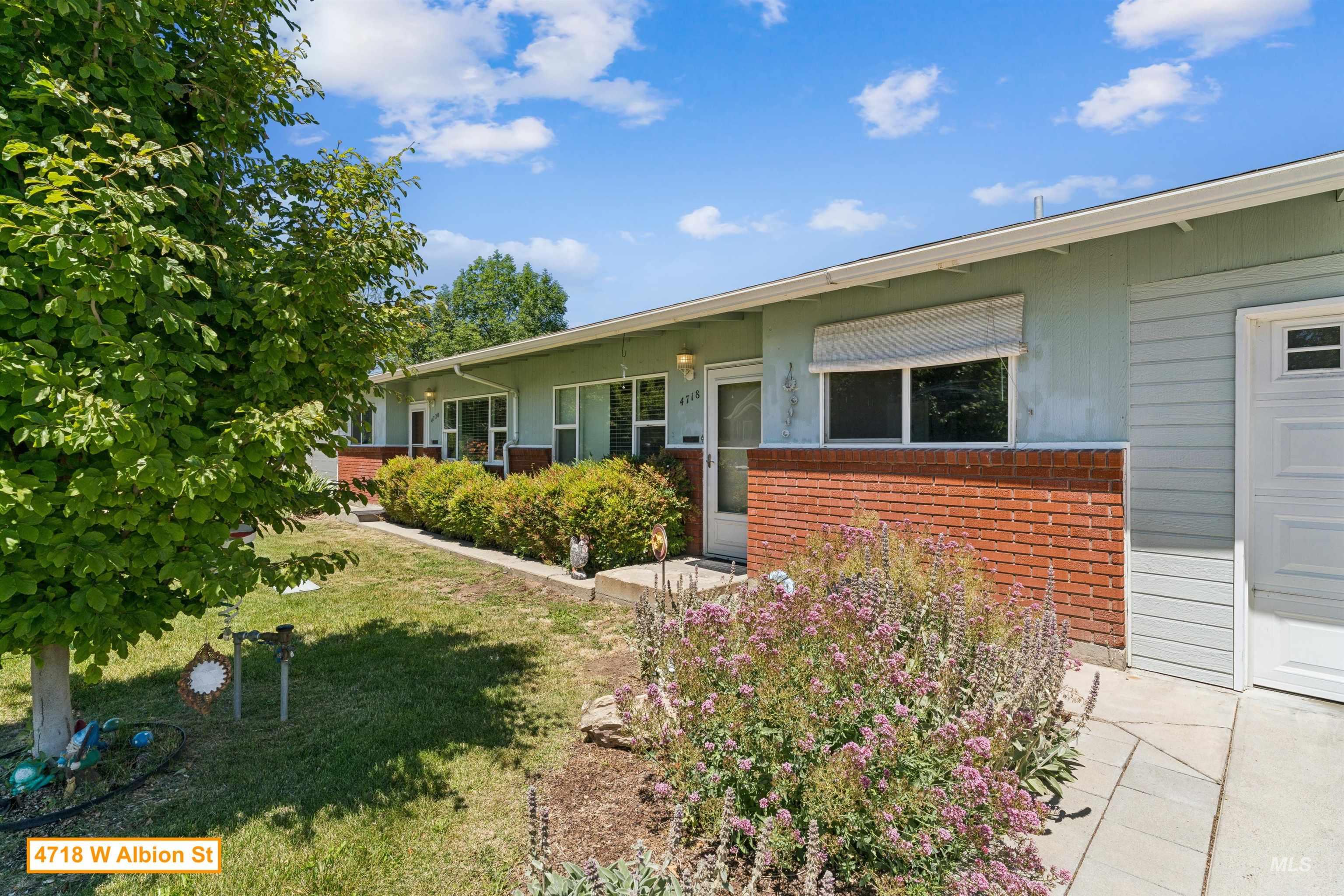 4716 W Albion St, Boise, Idaho 83705-1204, 2 Bedrooms, 1 Bathroom, Residential Income For Sale, Price $870,000, 98990067