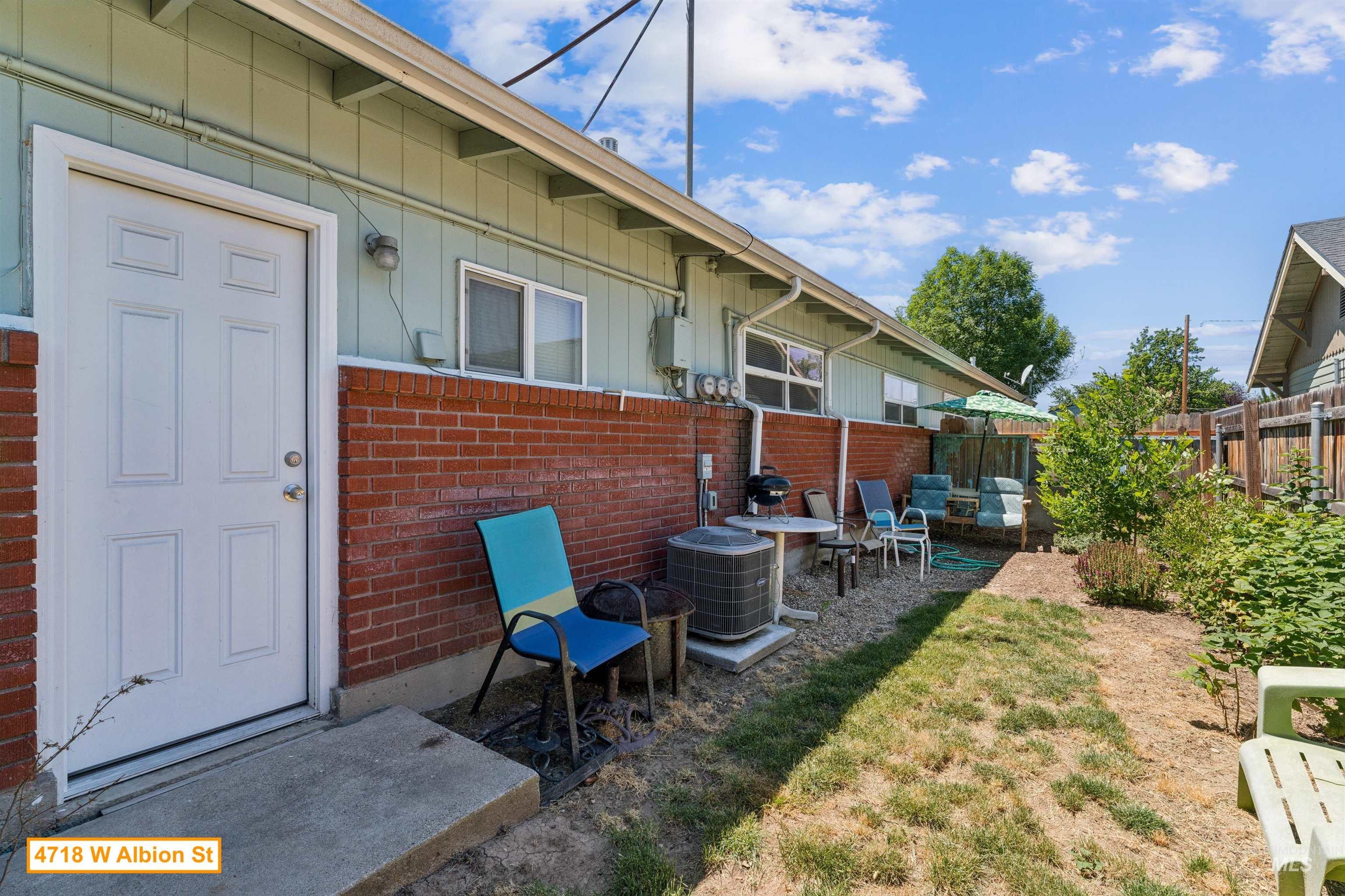 4716 W Albion St, Boise, Idaho 83705-1204, 2 Bedrooms, 1 Bathroom, Residential Income For Sale, Price $870,000, 98990067