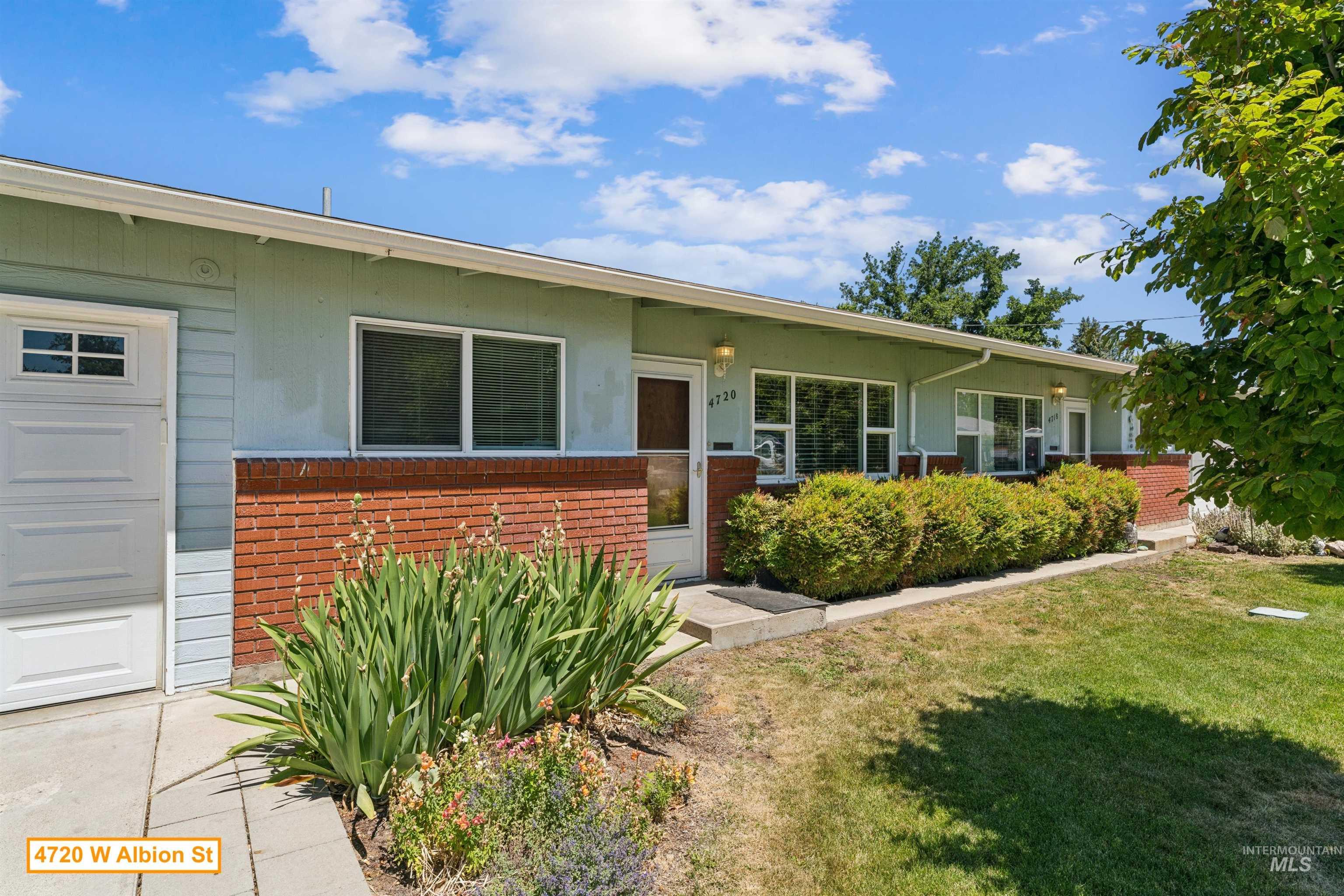 4716 W Albion St, Boise, Idaho 83705-1204, 2 Bedrooms, 1 Bathroom, Residential Income For Sale, Price $870,000, 98990067