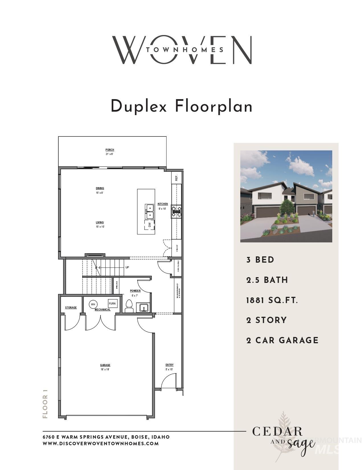 6925 E Bonsall St, Boise, Idaho 83716, 3 Bedrooms, 2.5 Bathrooms, Residential For Sale, Price $639,000,MLS 98990093