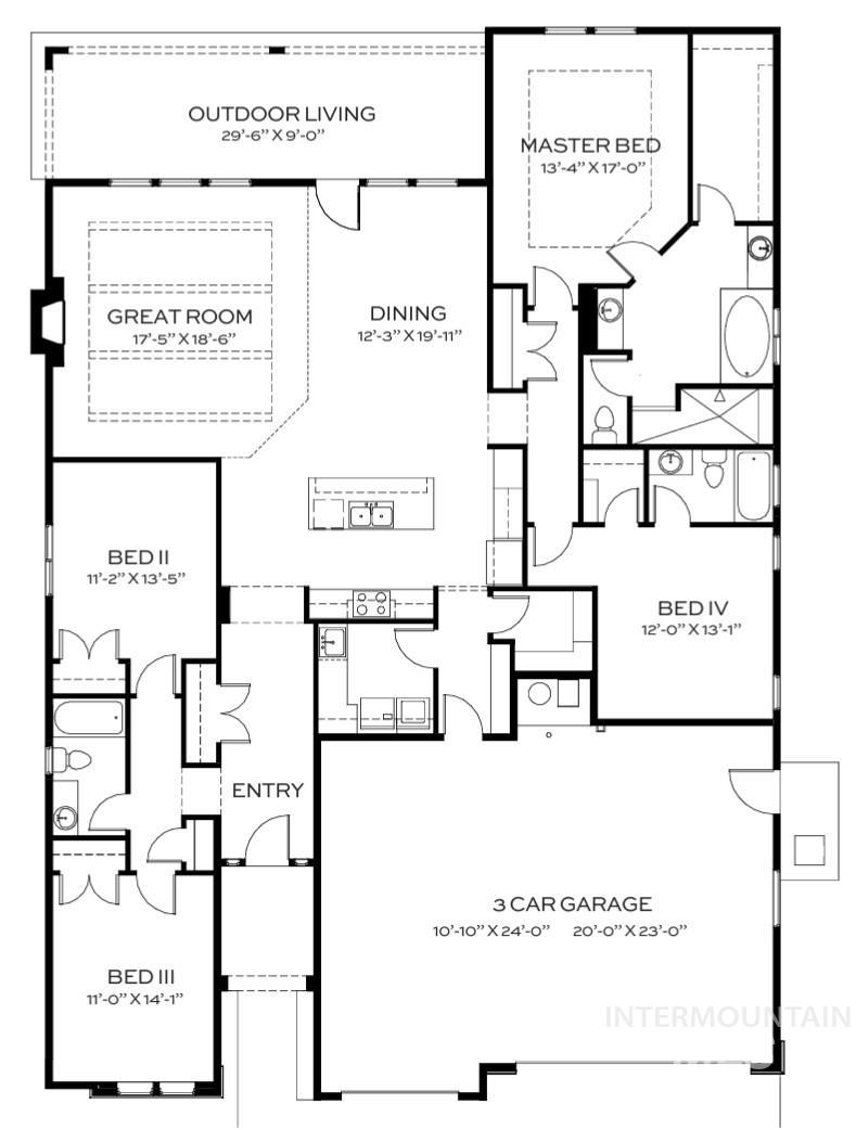 11933 S Besra Lane, Kuna, Idaho 83634, 4 Bedrooms, 3 Bathrooms, Residential For Sale, Price $769,880,MLS 98990118