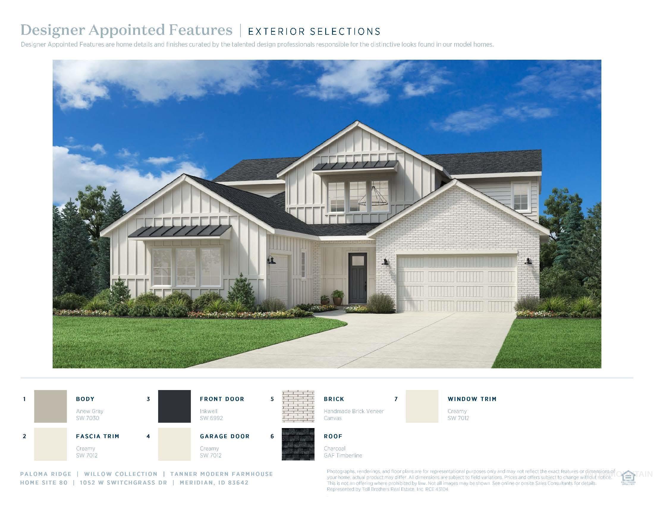 1052 W Switchgrass Dr, Meridian, Idaho 83642, 4 Bedrooms, 3.5 Bathrooms, Residential For Sale, Price $818,000,MLS 98990164