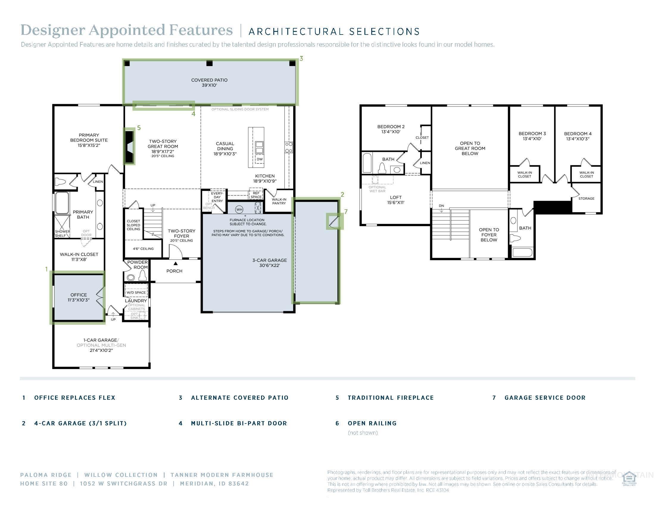 1052 W Switchgrass Dr, Meridian, Idaho 83642, 4 Bedrooms, 3.5 Bathrooms, Residential For Sale, Price $818,000,MLS 98990164
