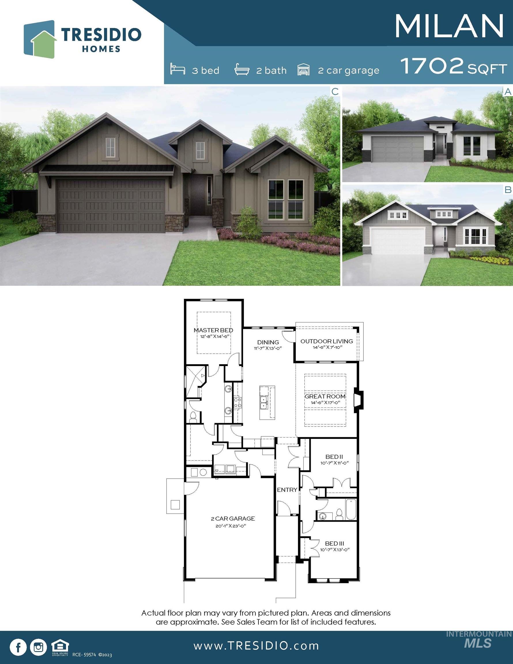 11049 W Lahinch Ln, Kuna, Idaho 83634-0000, 3 Bedrooms, 2 Bathrooms, Residential For Sale, Price $579,880,MLS 98990207