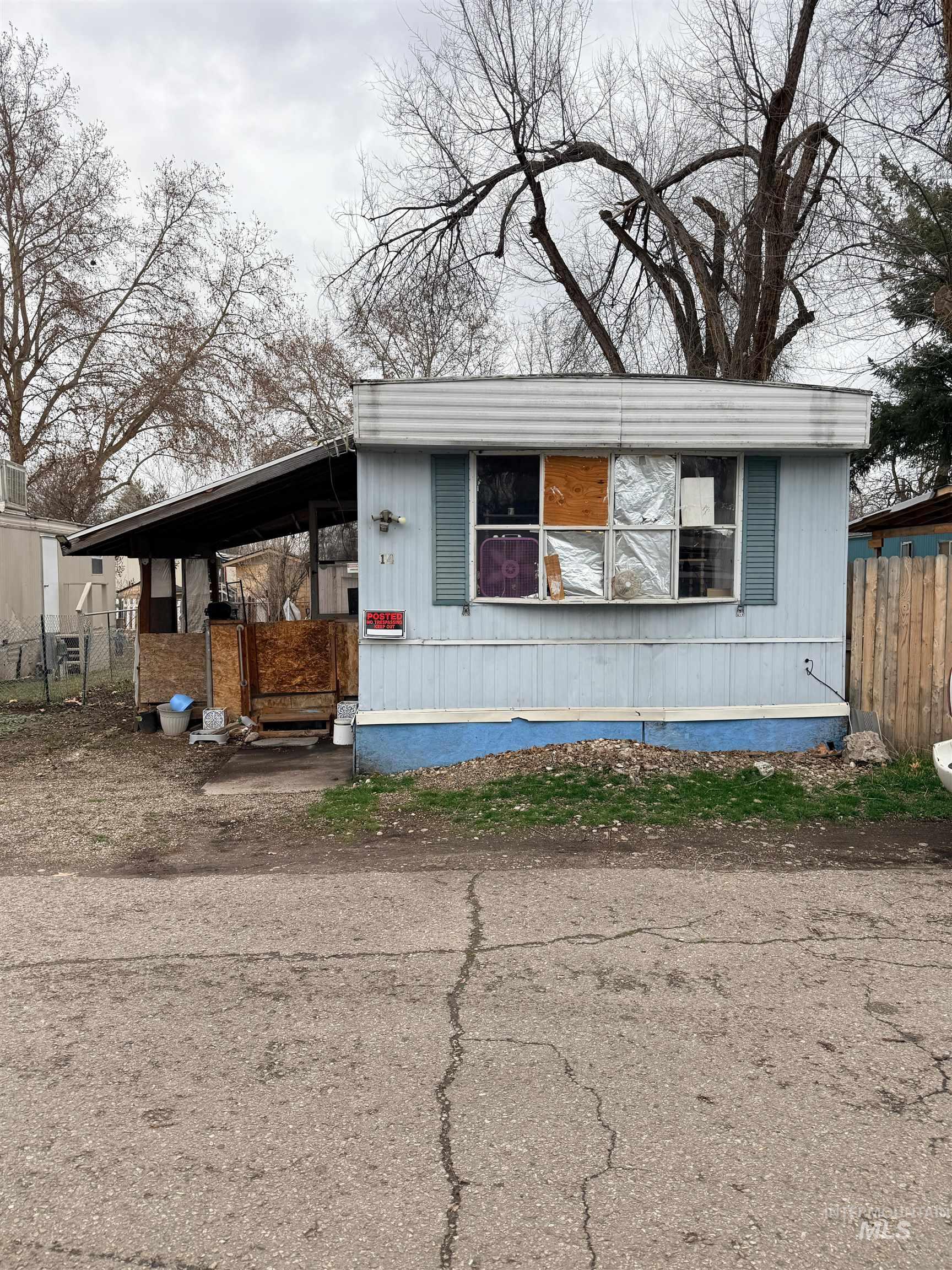 3621 N Patricia Ln, Boise, Idaho 83704, 2 Bedrooms, 1 Bathroom, Residential For Sale, Price $19,900,MLS 98990268