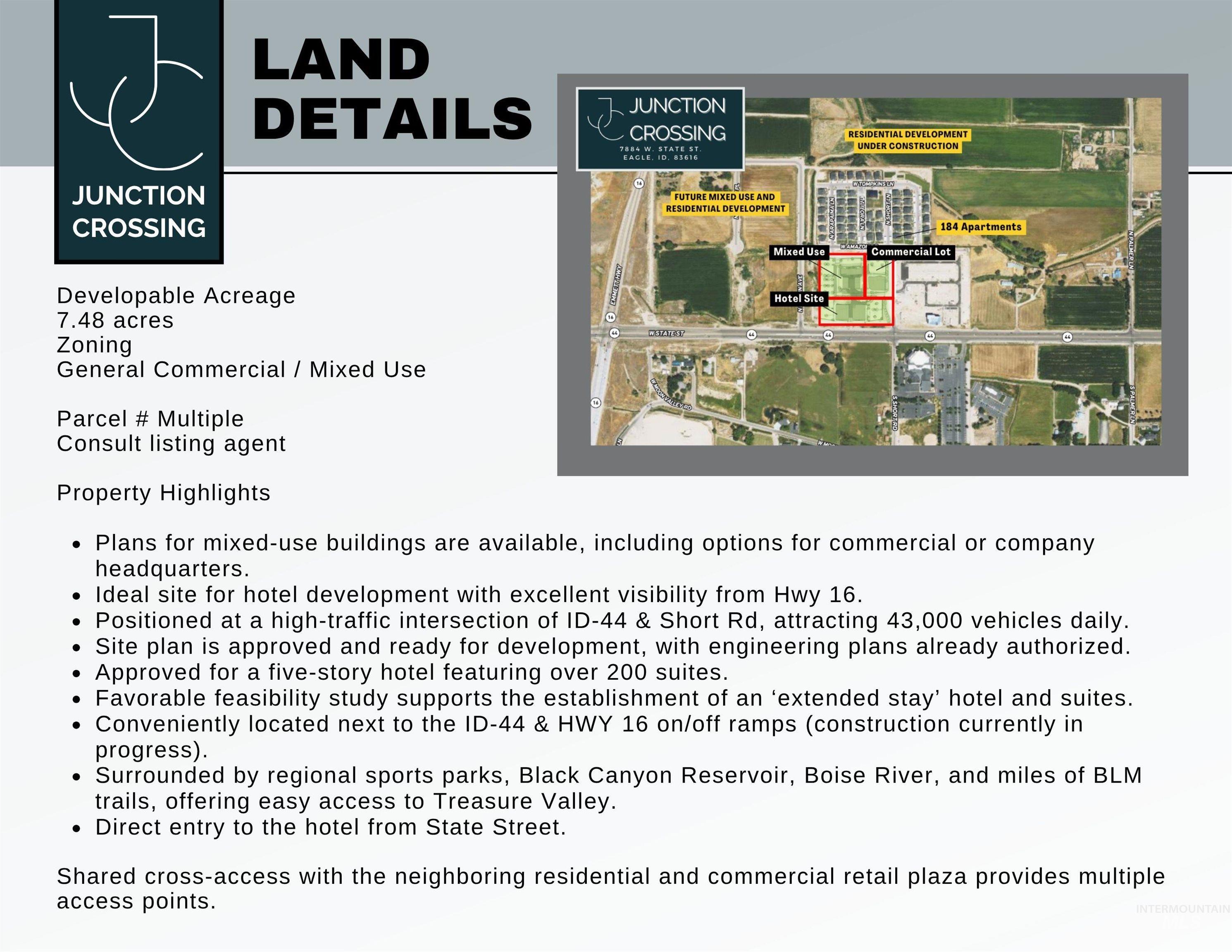 7884 W State Street, Star, Idaho 83616, Land For Sale, Price $4,350,000, 98990321