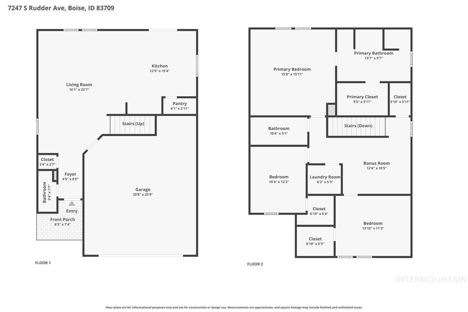 7247 S Rudder Ave, Boise, Idaho 83709, 3 Bedrooms, 2.5 Bathrooms, Residential For Sale, Price $405,000,MLS 98990487