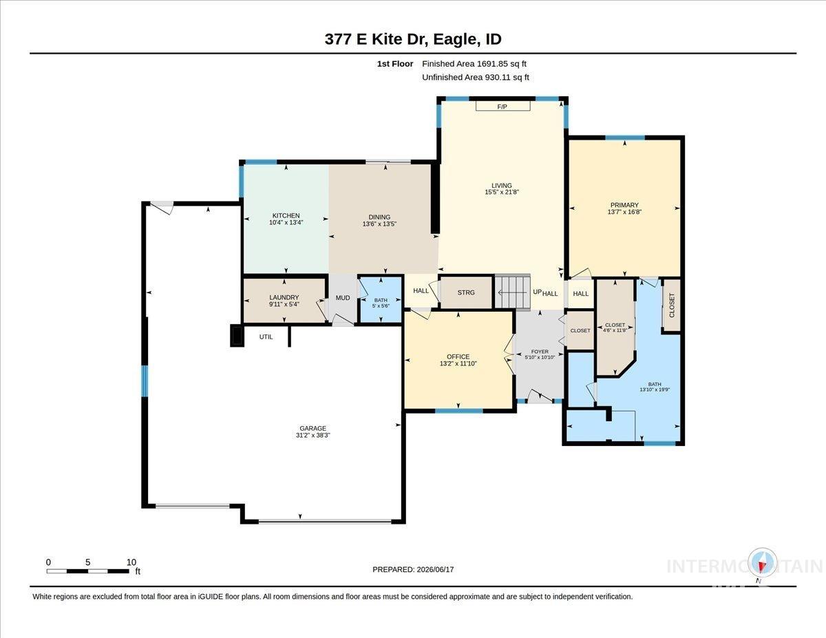 377 E Kite Dr, Eagle, Idaho 83616, 4 Bedrooms, 2.5 Bathrooms, Residential For Sale, Price $769,900, 98990579