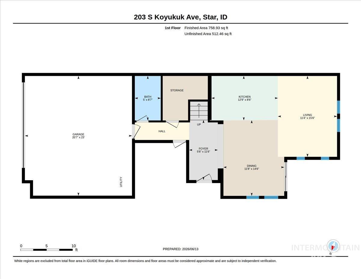 203 S Koyukuk Lane, Star, Idaho 83669, 4 Bedrooms, 3 Bathrooms, Residential For Sale, Price $435,000,MLS 98990676