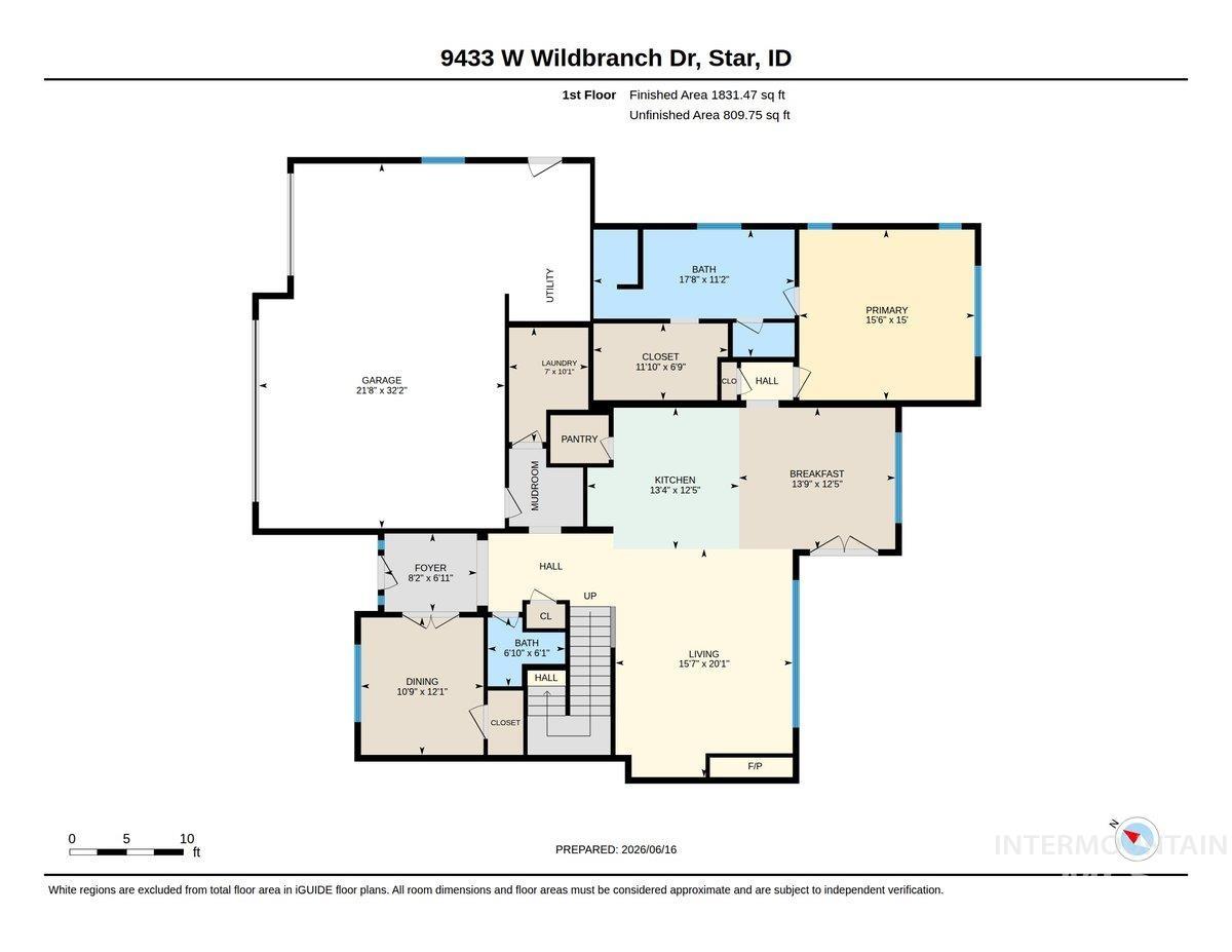 9433 W Wildbranch Dr, Star, Idaho 83669, 4 Bedrooms, 2.5 Bathrooms, Residential For Sale, Price $719,000,MLS 98990687