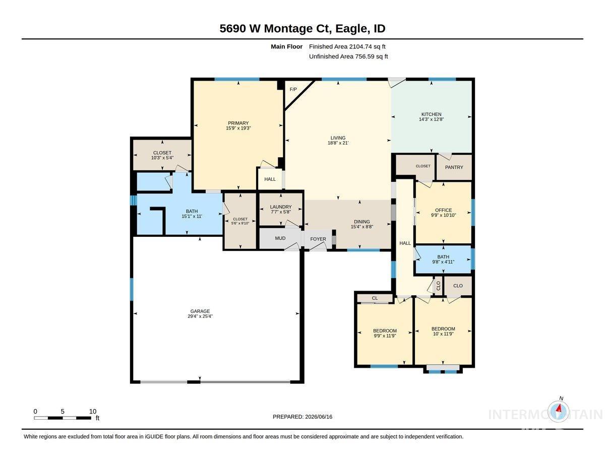 5690 W Montage Ct, Eagle, Idaho 83616, 4 Bedrooms, 2 Bathrooms, Residential For Sale, Price $725,000,MLS 98990716