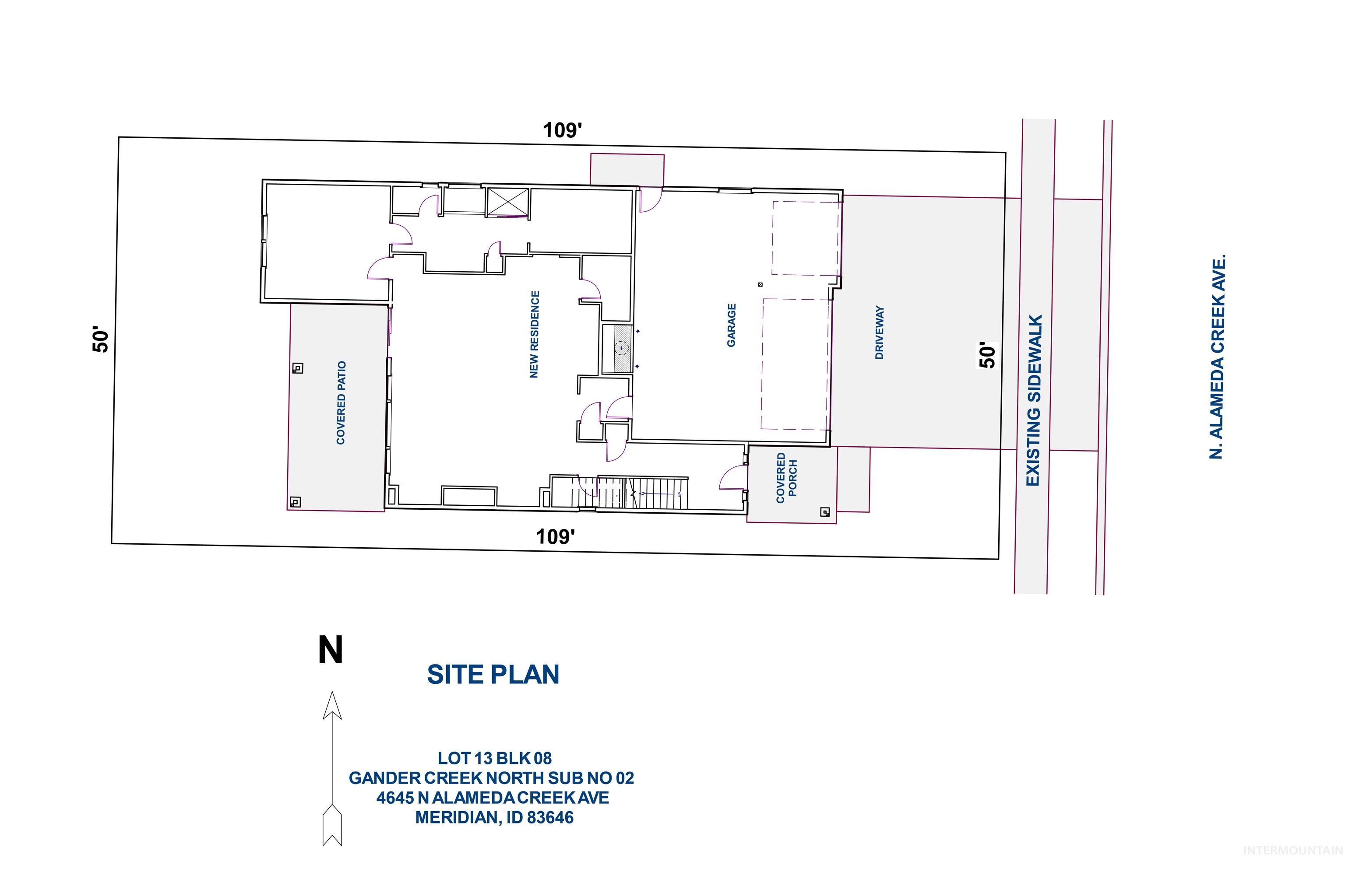 4645 N Alameda Creek Ave, Meridian, Idaho 83646, 4 Bedrooms, 3.5 Bathrooms, Residential For Sale, Price $749,900, 98990751