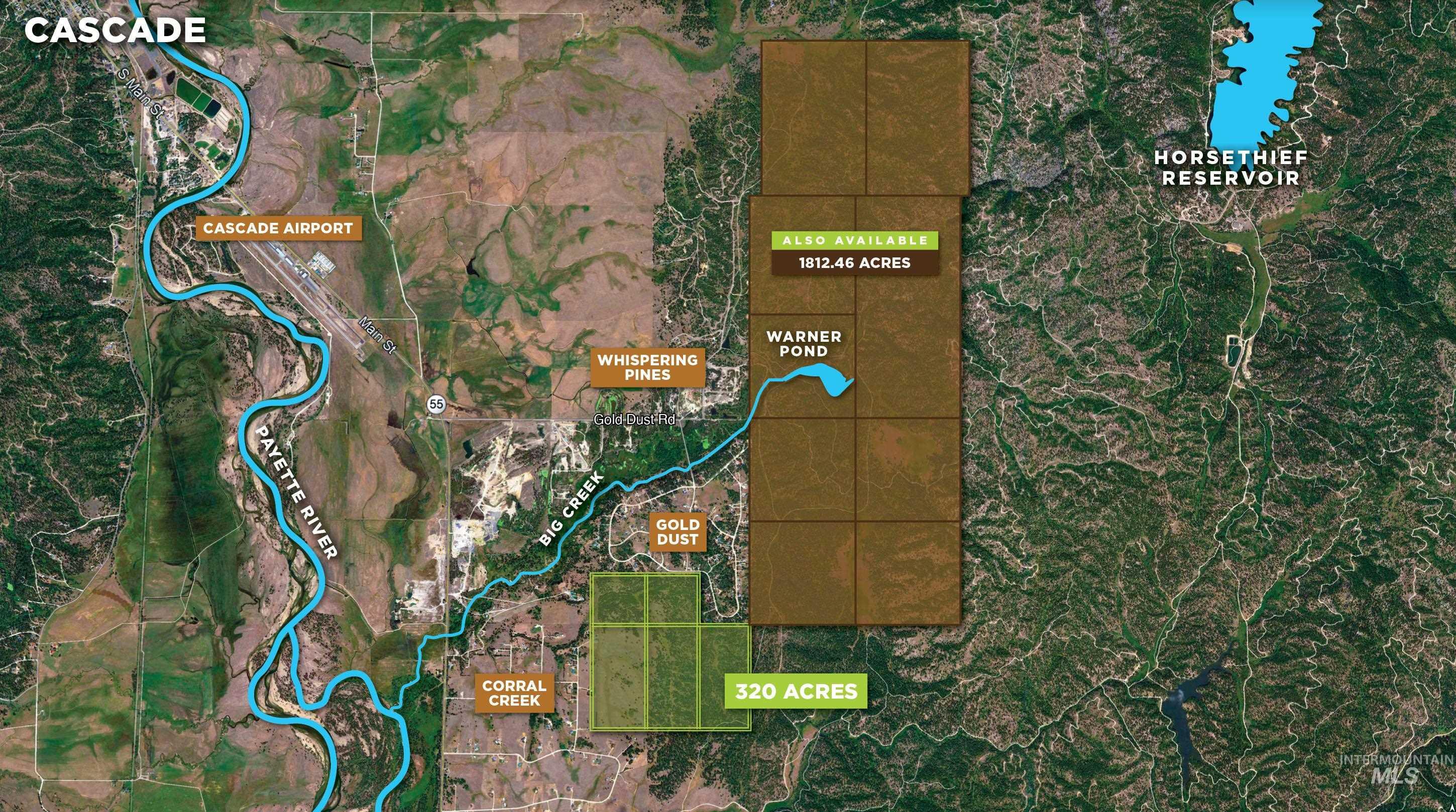&plusmn;320 acres Big Creek Meadows, Cascade, Idaho 83611, Farm & Ranch For Sale, Price $3,520,000,MLS 98990805