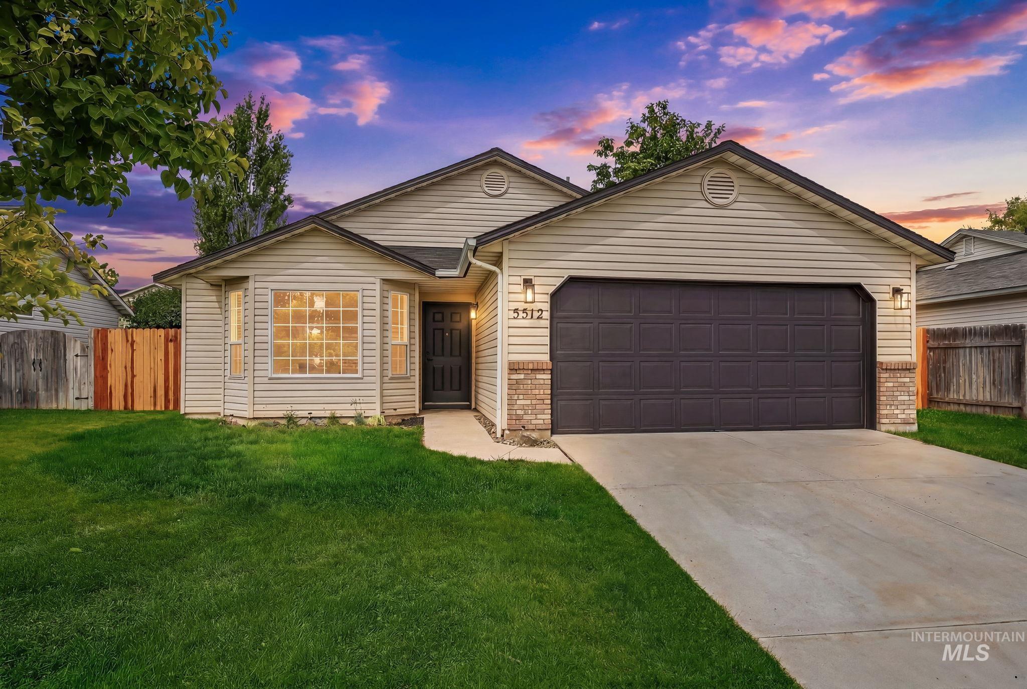 5512 Crimson Ave, Caldwell, Idaho 83607, 3 Bedrooms, 2 Bathrooms, Residential For Sale, Price $345,000, 98990902