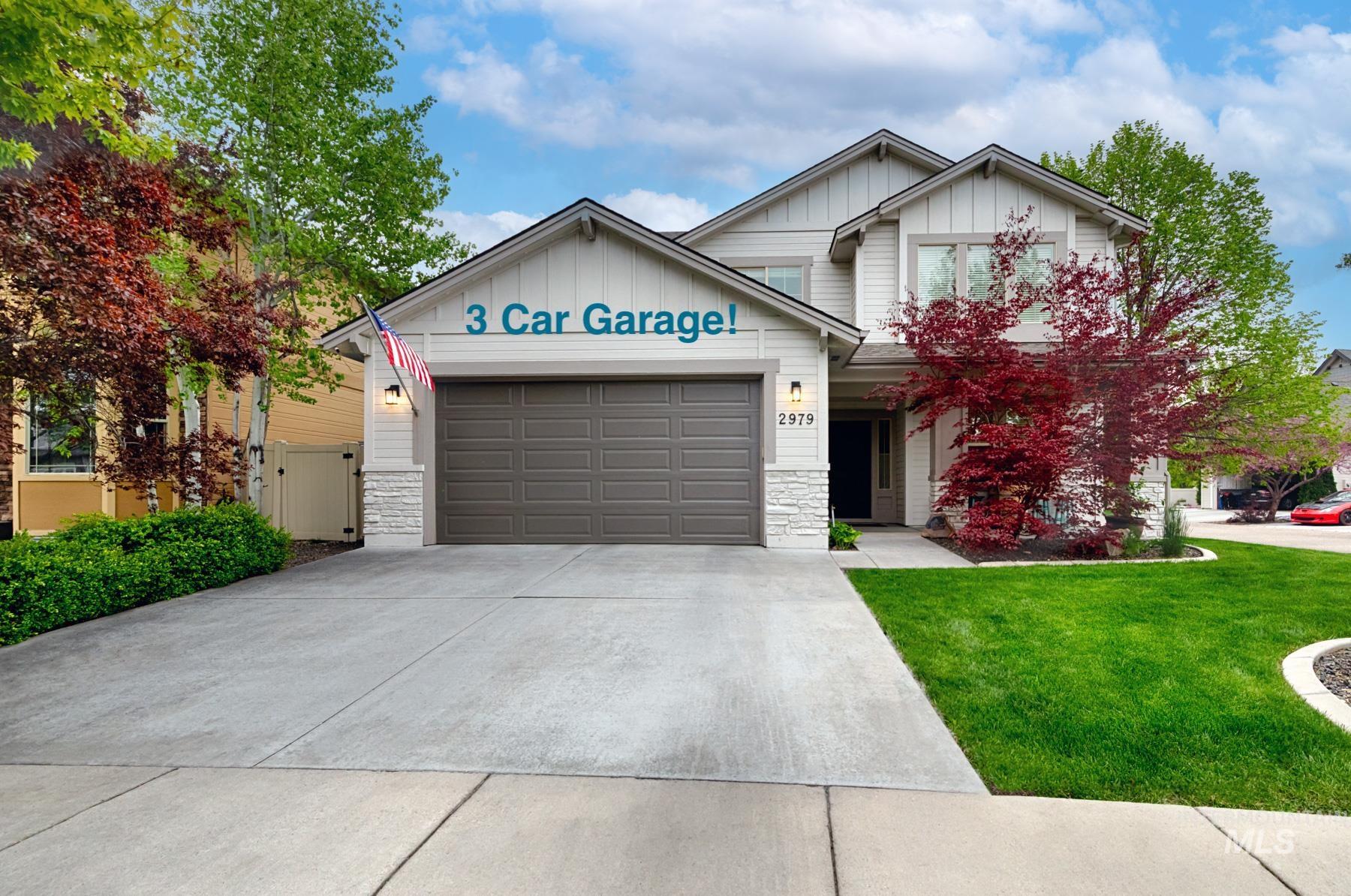 2979 E Ragusa, Meridian, Idaho 83642, 4 Bedrooms, 2.5 Bathrooms, Residential For Sale, Price $619,000, 98990934