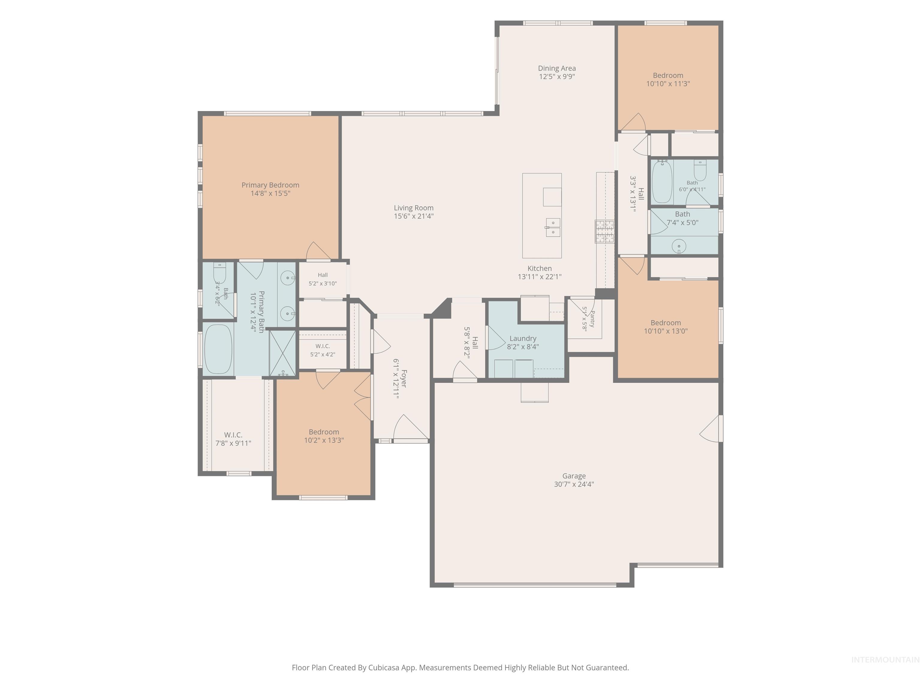 1134 Rutherglen St, Kuna, Idaho 83634, 4 Bedrooms, 2 Bathrooms, Residential For Sale, Price $498,888,MLS 98990976
