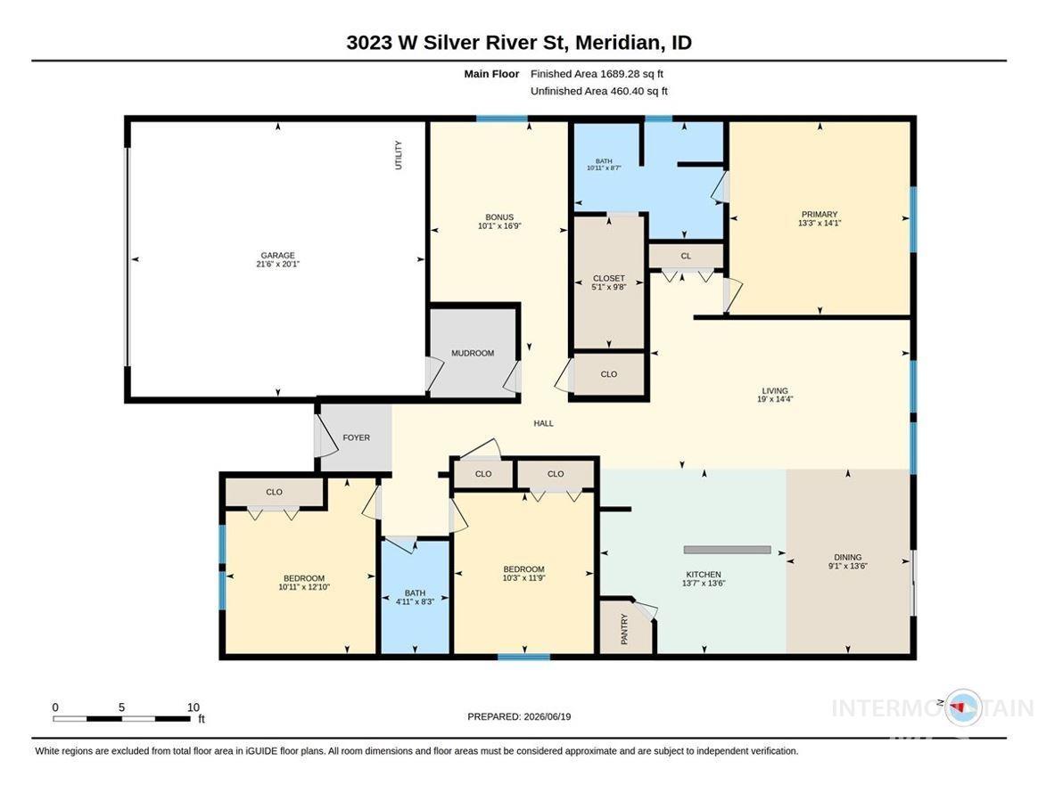 3023 W Silver River St, Meridian, Idaho 83646, 3 Bedrooms, 2 Bathrooms, Residential For Sale, Price $479,900,MLS 98990993