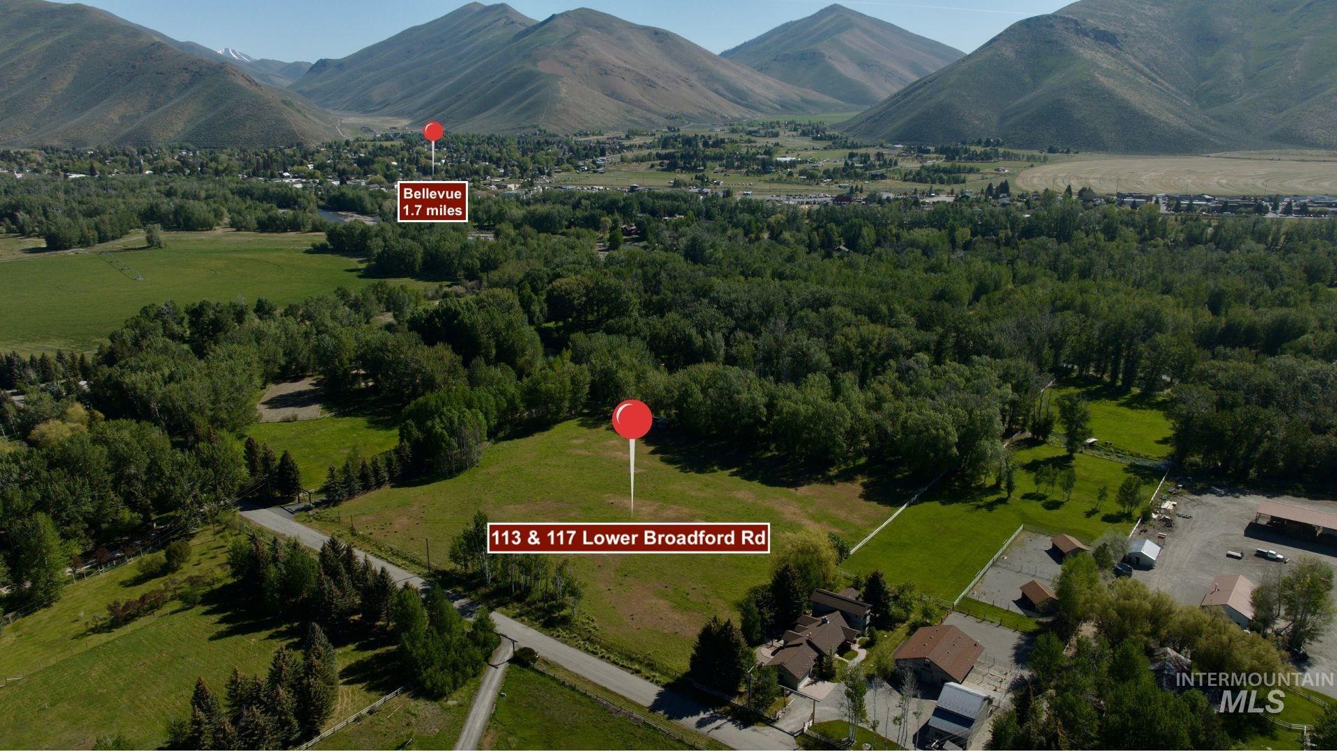 113 & 117 Lower Broadford Rf, Bellevue, Idaho 83313, Land For Sale, Price $3,500,000,MLS 98991039