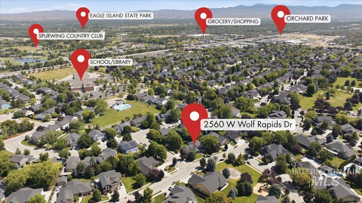 2560 W Wolf Rapids, Meridian, Idaho 83646, 4 Bedrooms, 3 Bathrooms, Residential For Sale, Price $850,000, 98991079