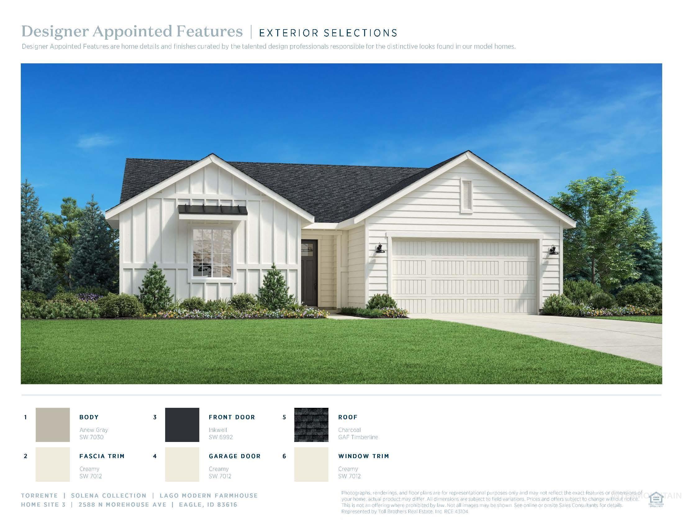 2588 N Morehouse Ave, Eagle, Idaho 83616, 3 Bedrooms, 2 Bathrooms, Residential For Sale, Price $589,000, 98991093