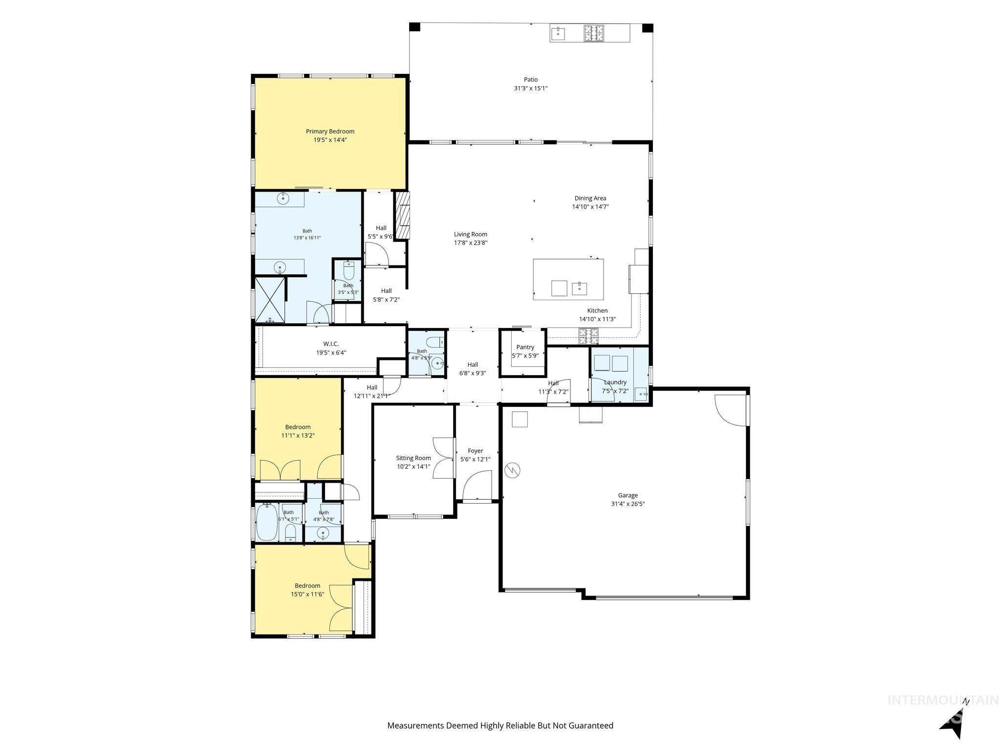 2005 N Little Salmon Way, Eagle, Idaho 83616, 3 Bedrooms, 2.5 Bathrooms, Residential For Sale, Price $924,900, 98991122