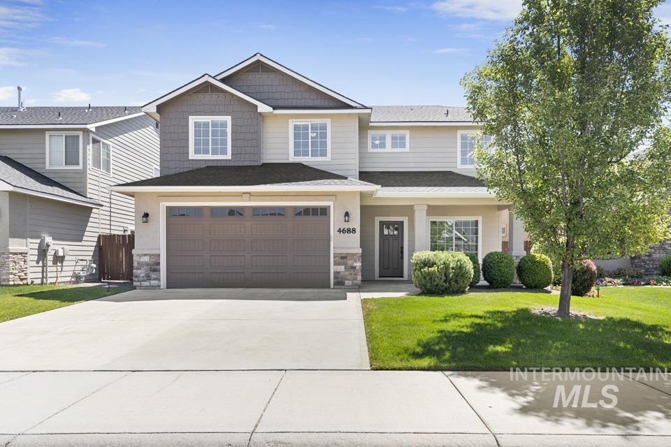 4688 N Park Crossing, Meridian, Idaho 83646, 4 Bedrooms, 2.5 Bathrooms, Residential For Sale, Price $539,950,MLS 98991321