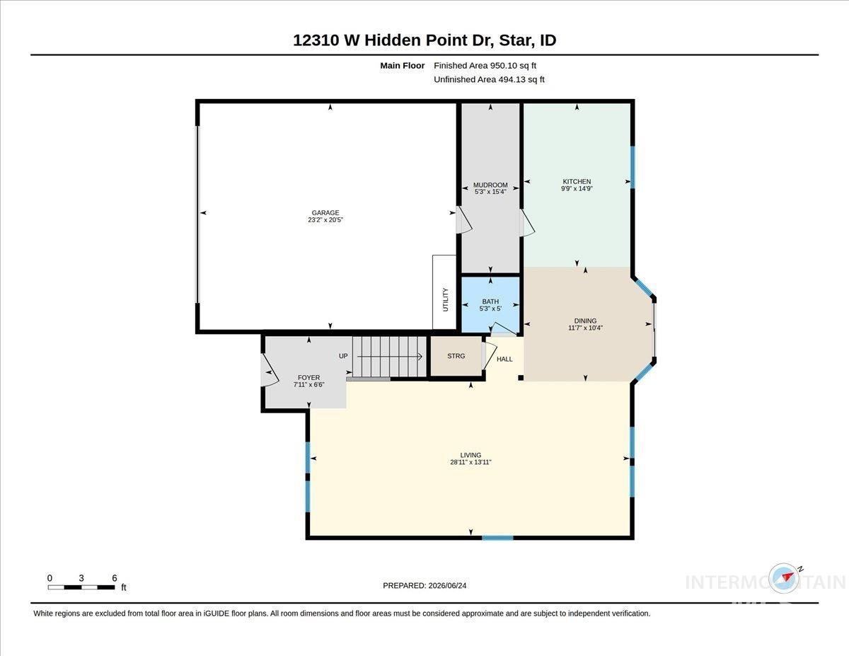 12310 W Hidden Point Dr, Star, Idaho 83669, 4 Bedrooms, 2.5 Bathrooms, Residential For Sale, Price $650,000, 98991532