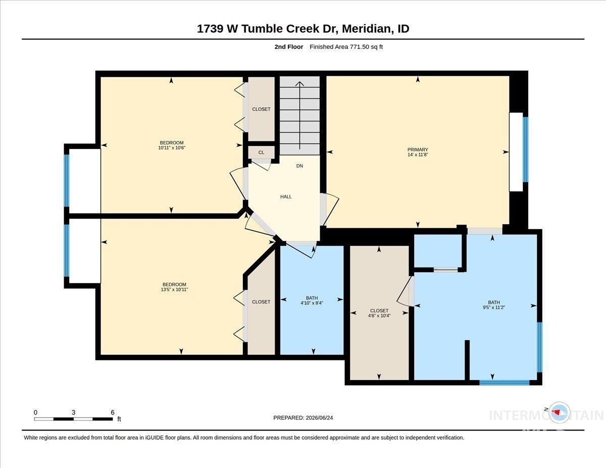 1739 W Tumble Creek, Meridian, Idaho 83646, 4 Bedrooms, 2.5 Bathrooms, Residential For Sale, Price $525,000, 98991533