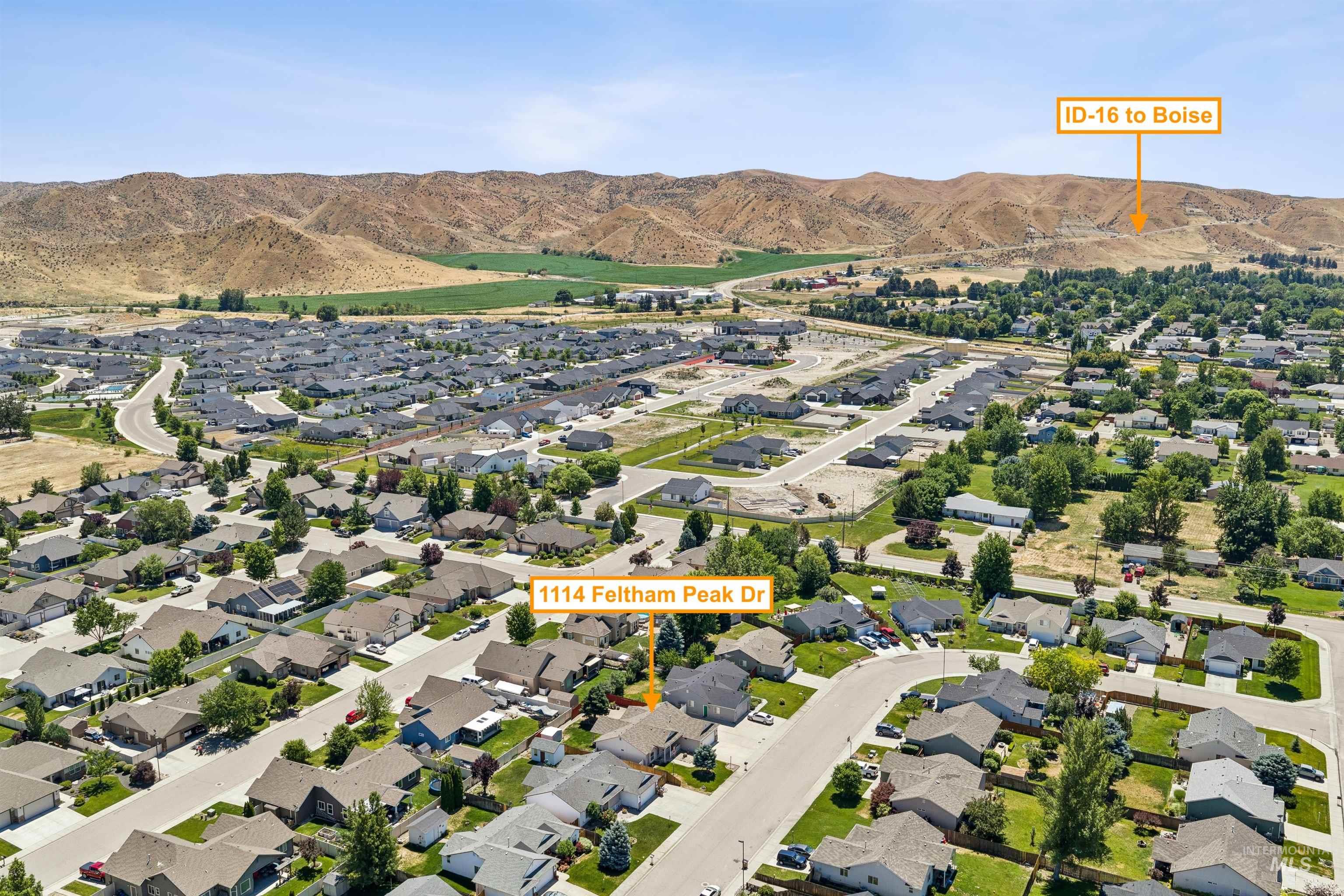 1114 Feltham Peak Way, Emmett, Idaho 83617, 3 Bedrooms, 2 Bathrooms, Residential For Sale, Price $419,900,MLS 98991551
