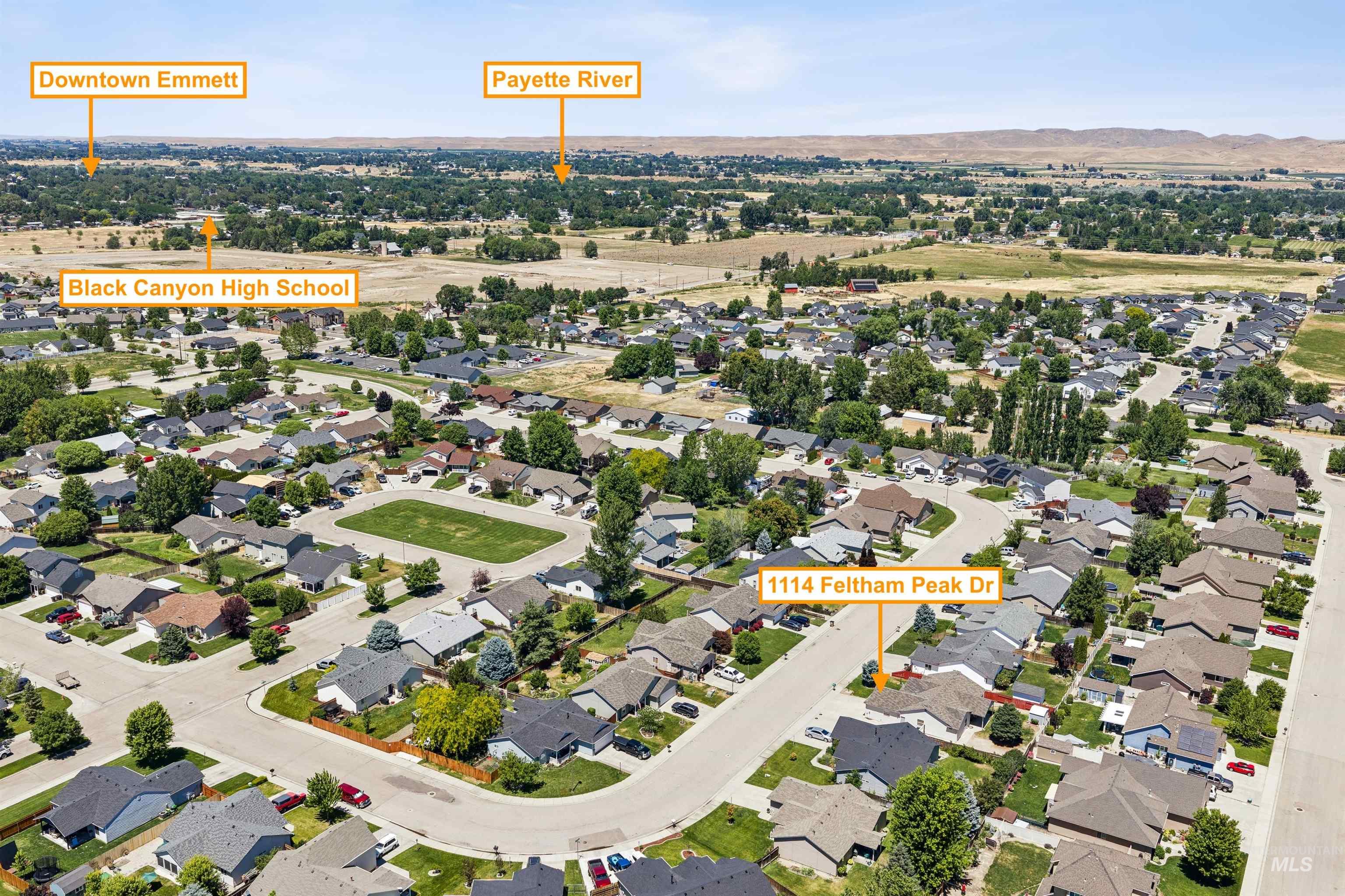 1114 Feltham Peak Way, Emmett, Idaho 83617, 3 Bedrooms, 2 Bathrooms, Residential For Sale, Price $419,900,MLS 98991551