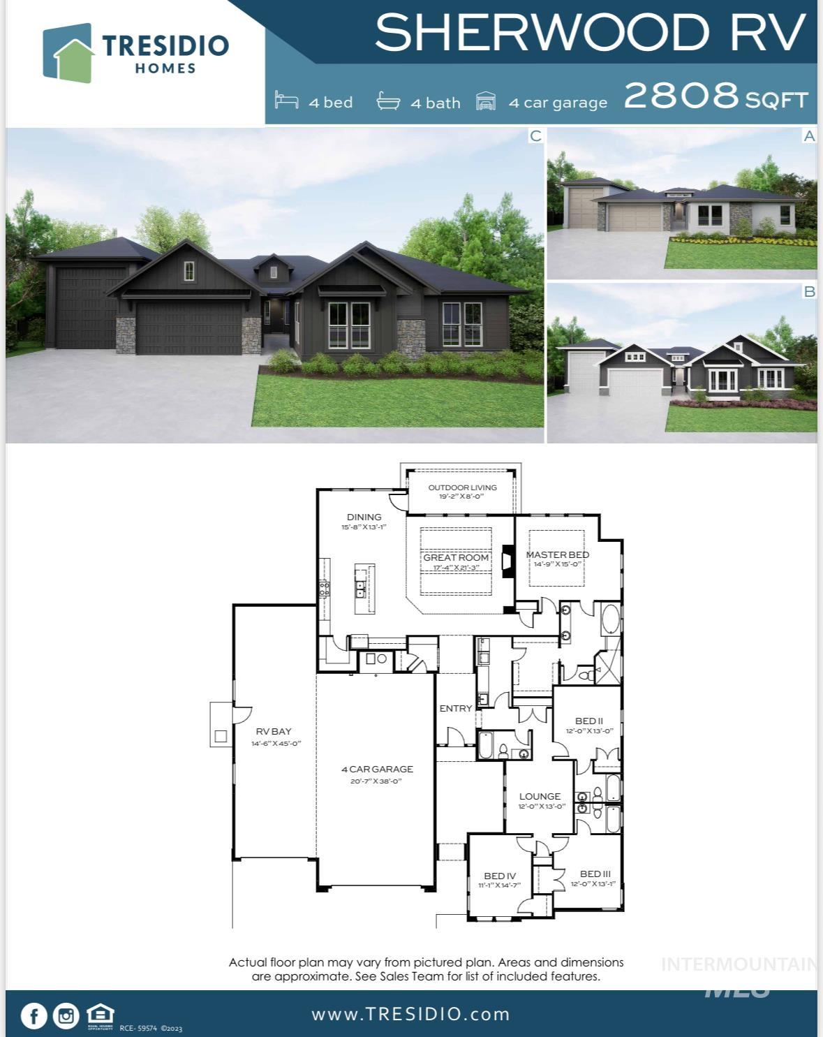 2138 N Ryde Ave., Kuna, Idaho 83634, 4 Bedrooms, 4 Bathrooms, Residential For Sale, Price $949,880,MLS 98991660