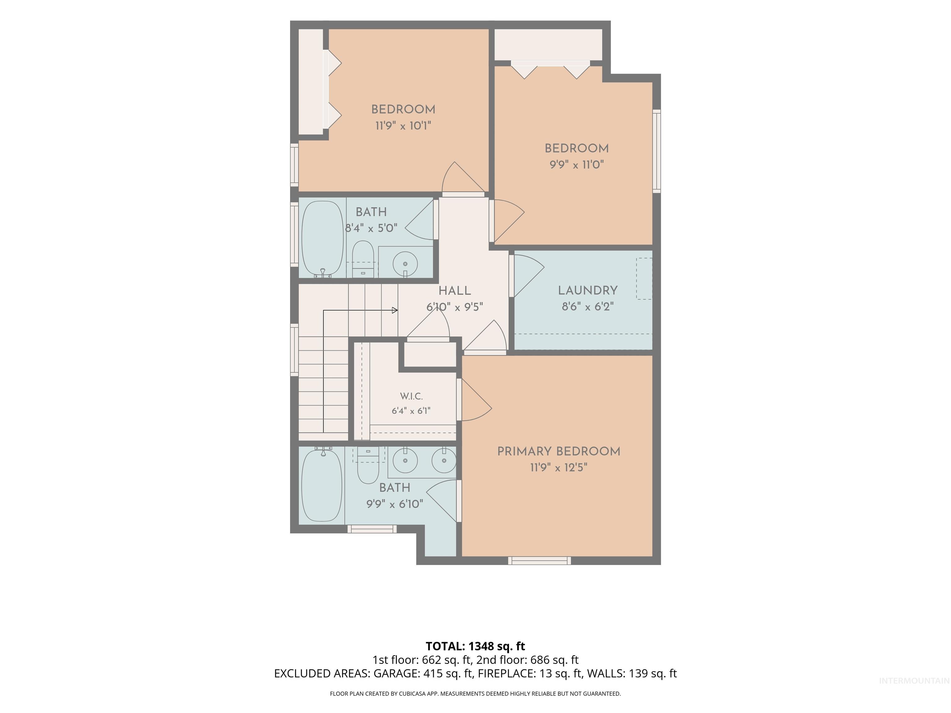 3739 N Warm Creek Ave, Meridian, Idaho 83646, 3 Bedrooms, 2.5 Bathrooms, Residential For Sale, Price $415,000,MLS 98991674