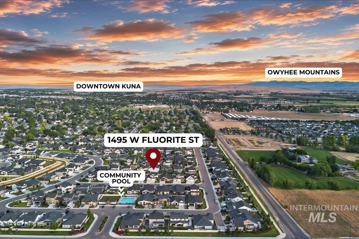 1495 W Fluorite St, Kuna, Idaho 83634, 3 Bedrooms, 2.5 Bathrooms, Residential For Sale, Price $589,000, 98991761
