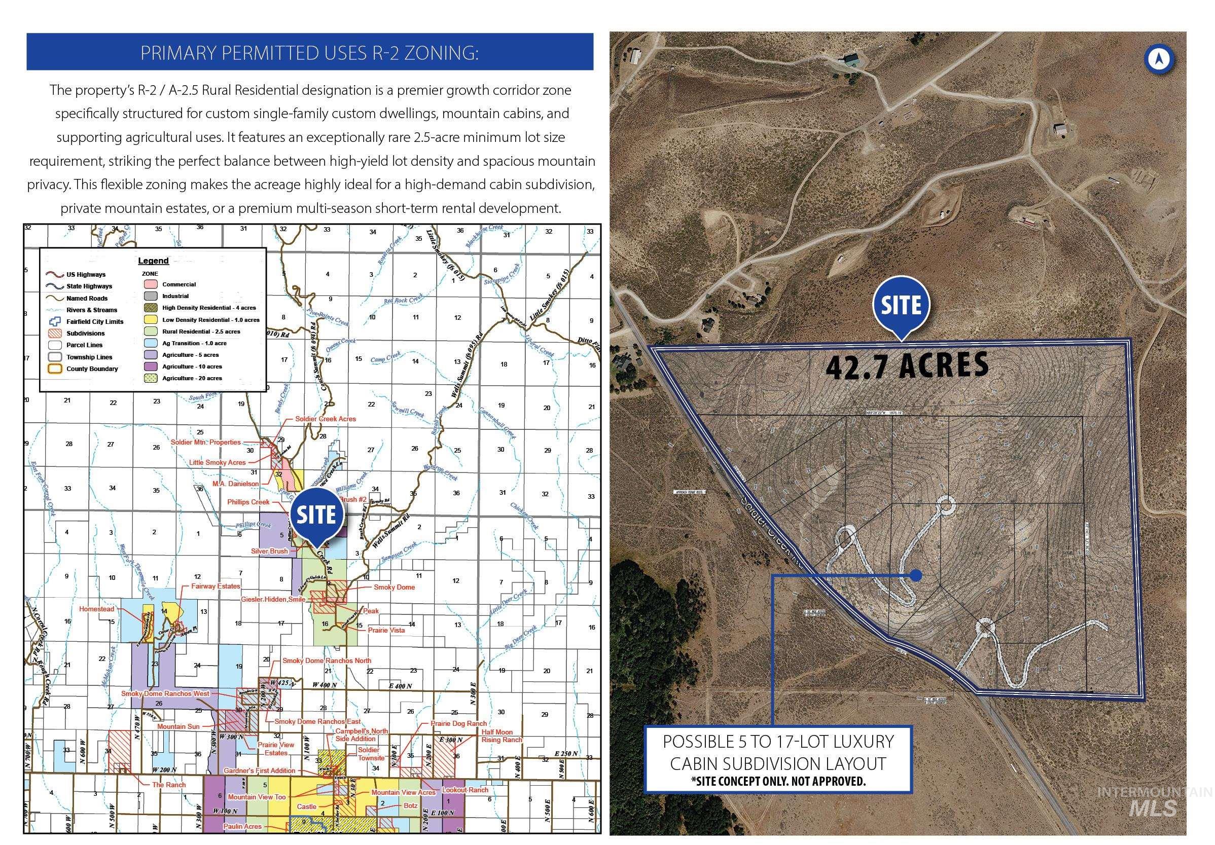TBD Soldier Creek Road, Fairfield, Idaho 83327, Land For Sale, Price $475,000,MLS 98991918