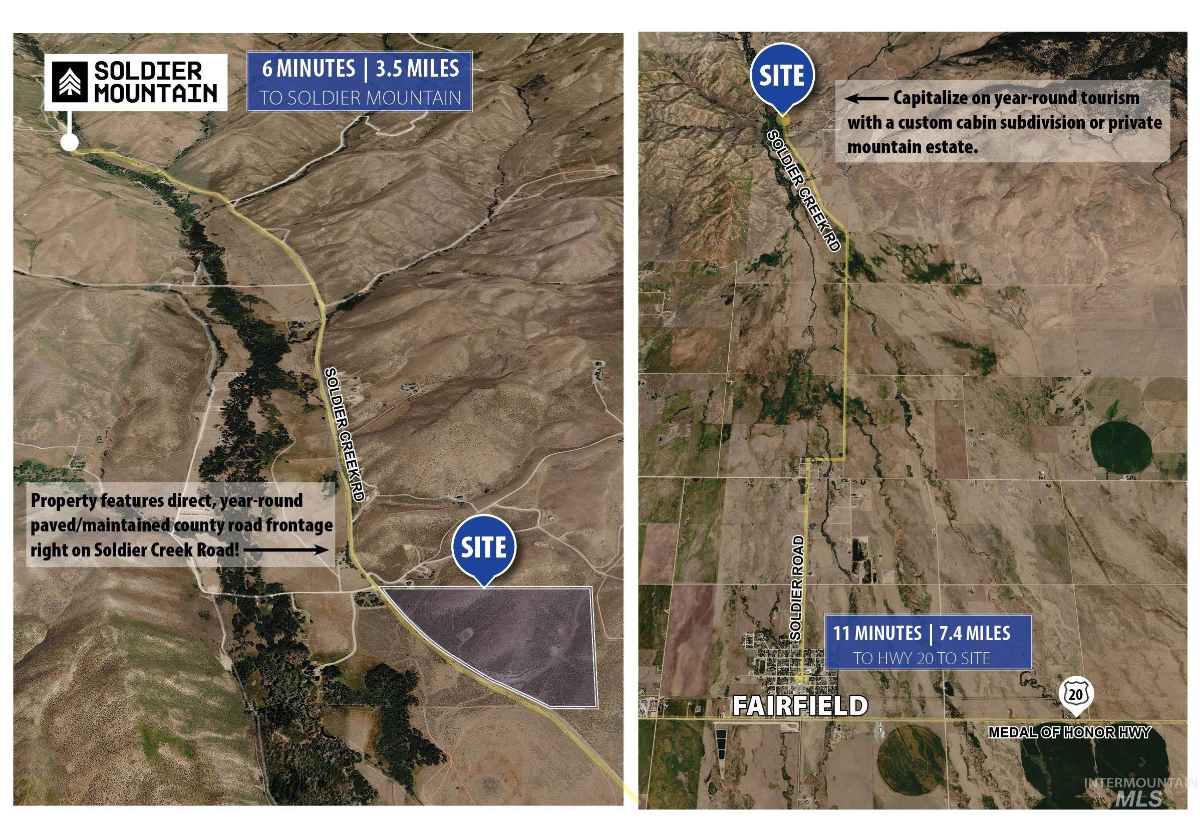 TBD Soldier Creek Road, Fairfield, Idaho 83327, Land For Sale, Price $475,000,MLS 98991918
