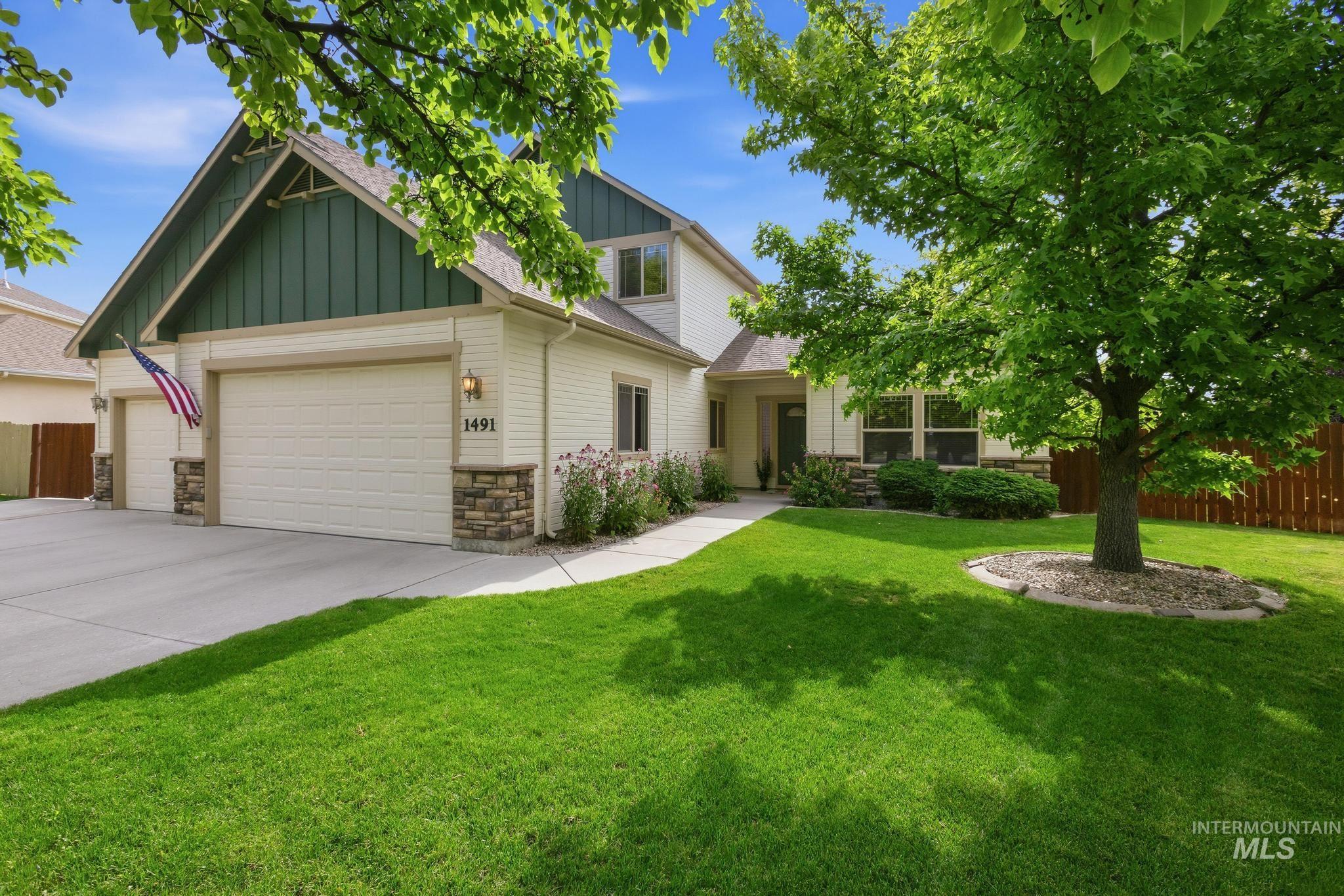 1491 S Millstream Ct, Nampa, Idaho 83686, 4 Bedrooms, 3 Bathrooms, Residential For Sale, Price $489,990,MLS 98991994