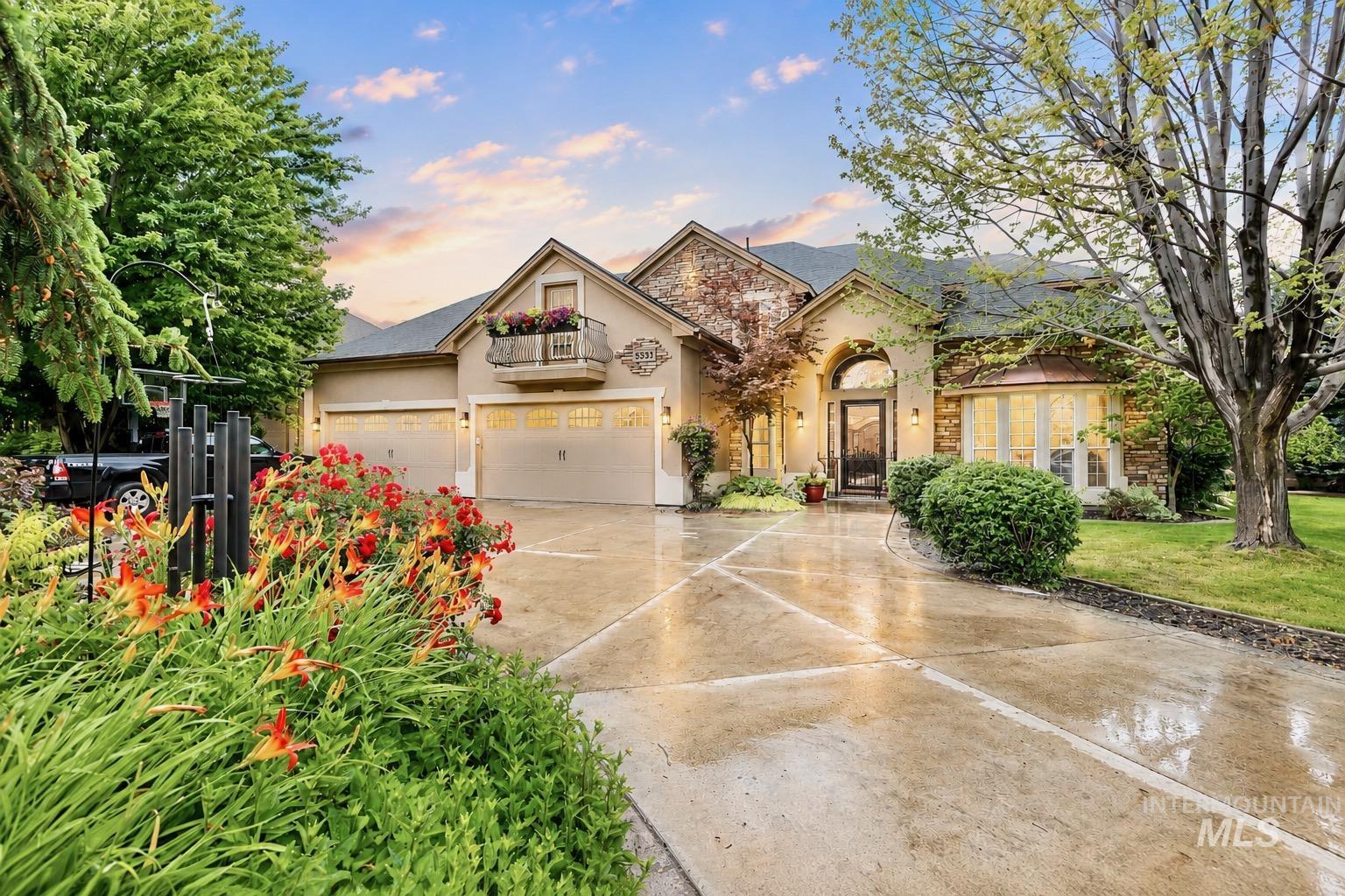 5331 N Brookmeadow Way, Boise, Idaho 83713, 5 Bedrooms, 3 Bathrooms, Residential For Sale, Price $995,000, 98992094