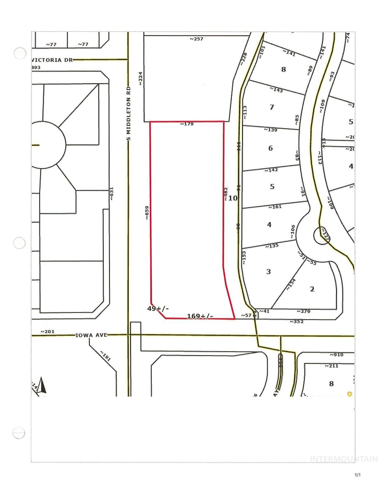 NKA S. Middleton Rd., Nampa, Idaho 83686, Land For Sale, Price $862,500,MLS 98992185
