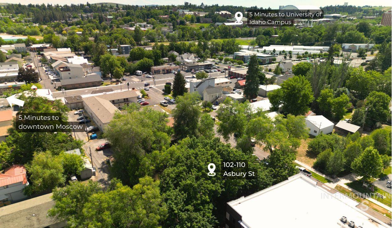 102-110 S Asbury St, Moscow, Idaho 83843, 2 Bedrooms, 1 Bathroom, Residential Income For Sale, Price $570,000,MLS 98992241