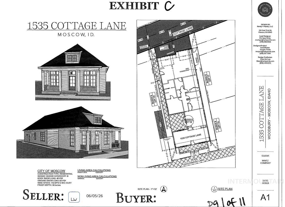 1535 Cottage Lane "Lilac", Moscow, Idaho 83843, 3 Bedrooms, 2 Bathrooms, Residential For Sale, Price $585,000, 98992265