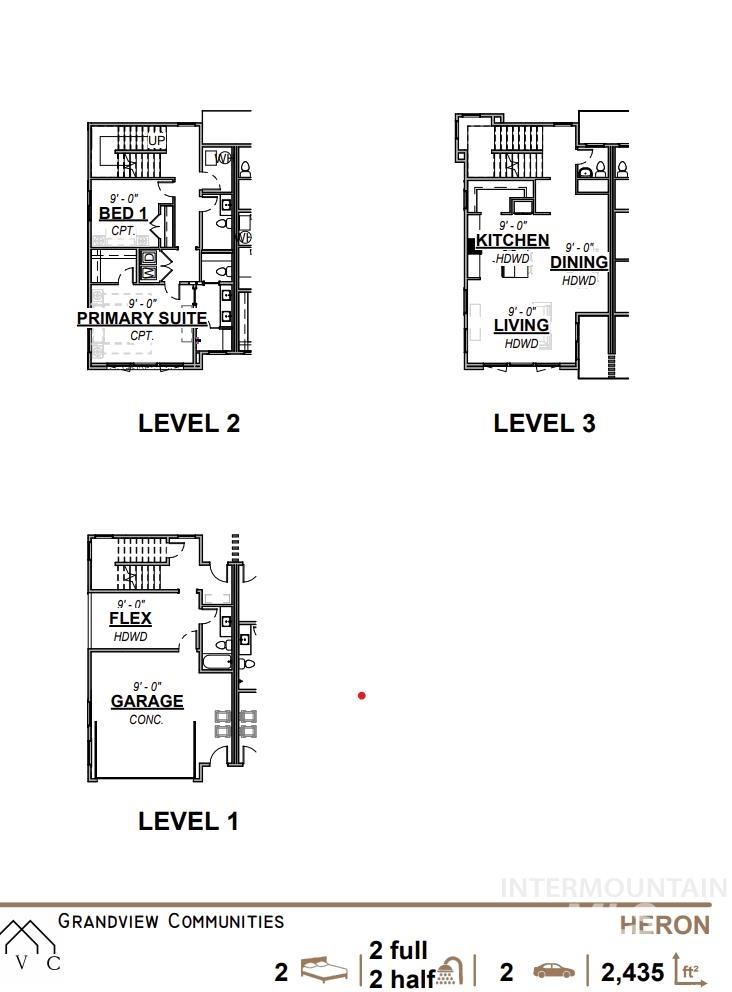 1232 W. Malbar St, Meridian, Idaho 83646, 3 Bedrooms, 3.5 Bathrooms, Residential For Sale, Price $719,900, 98992284
