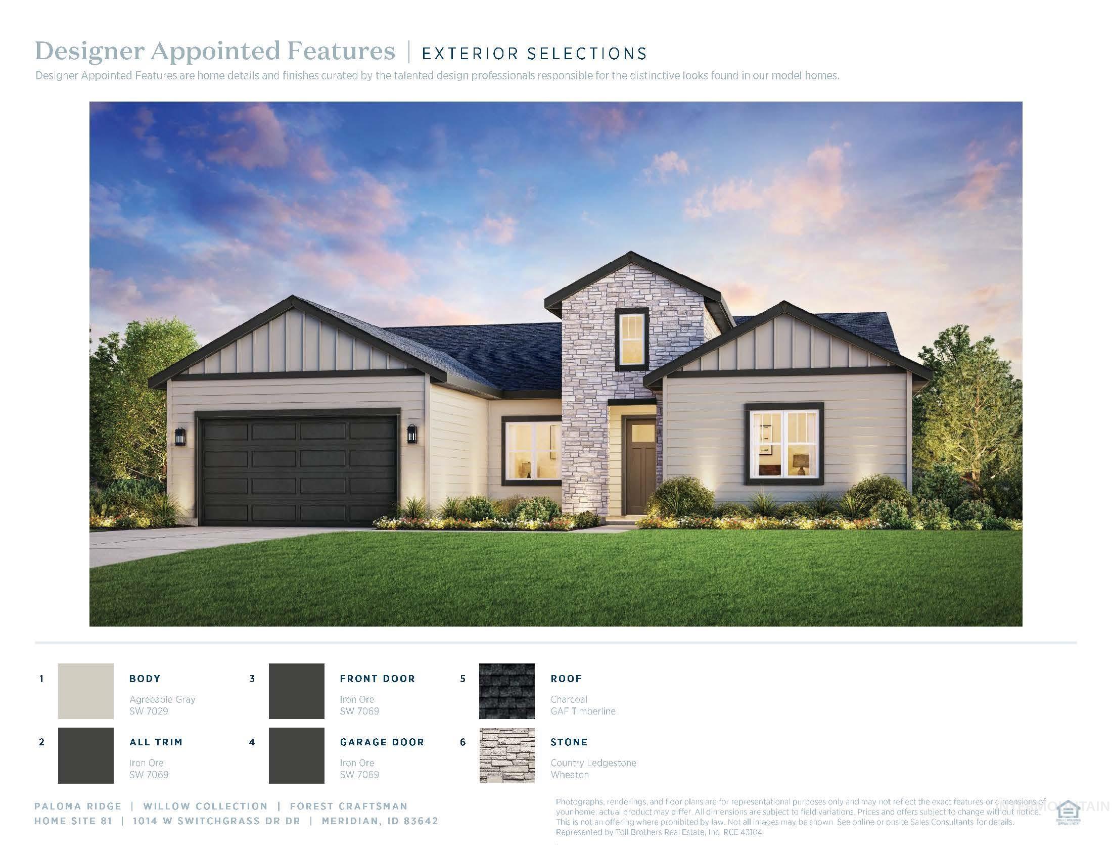 1014 W Switchgrass Dr, Meridian, Idaho 83642, 4 Bedrooms, 3 Bathrooms, Residential For Sale, Price $734,000,MLS 98992378