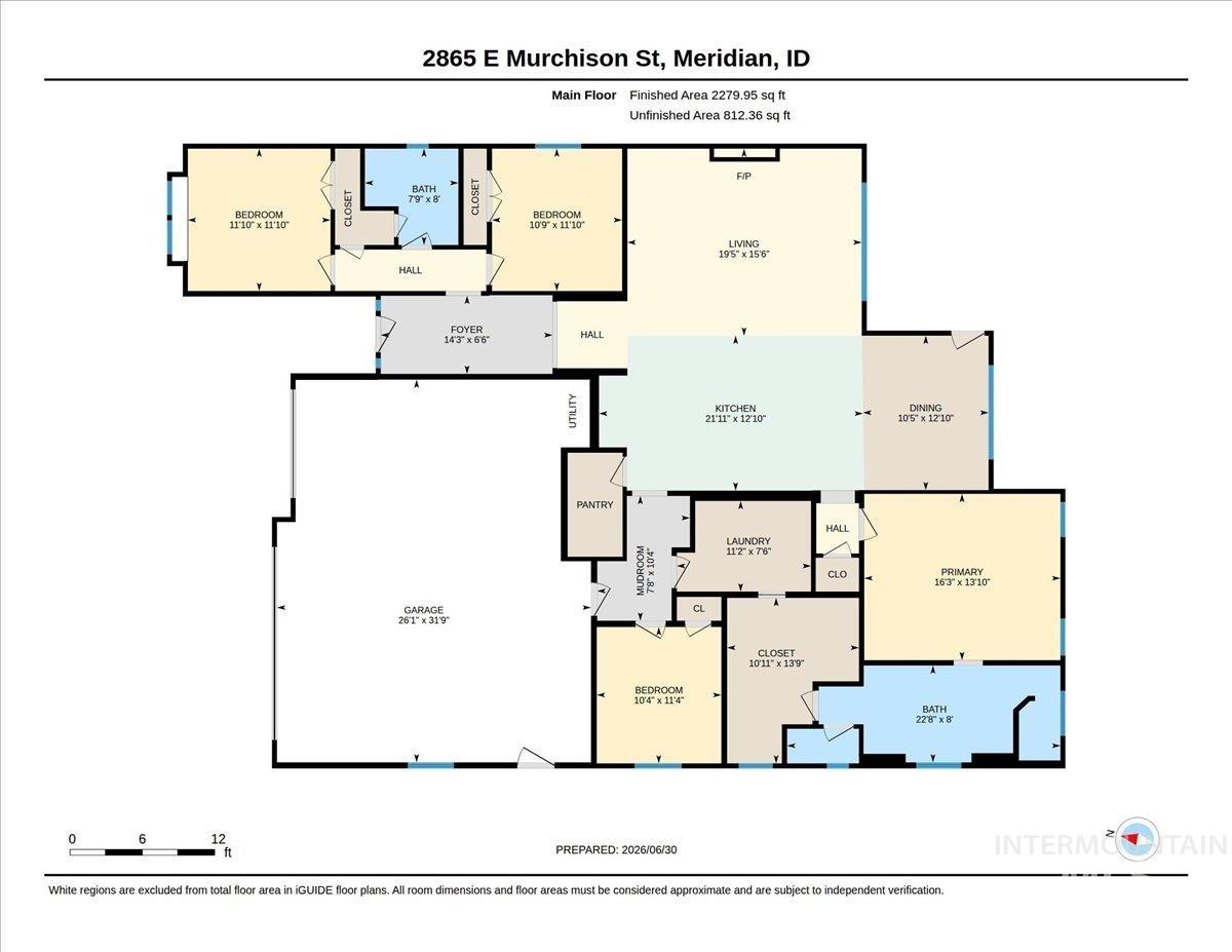 2865 E Murchison St, Meridian, Idaho 83642, 4 Bedrooms, 2 Bathrooms, Residential For Sale, Price $735,900, 98992415