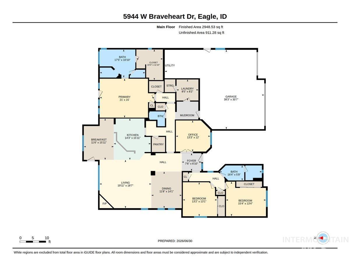 5944 W. Braveheart Dr., Eagle, Idaho 83616, 3 Bedrooms, 2.5 Bathrooms, Residential For Sale, Price $985,000,MLS 98992424