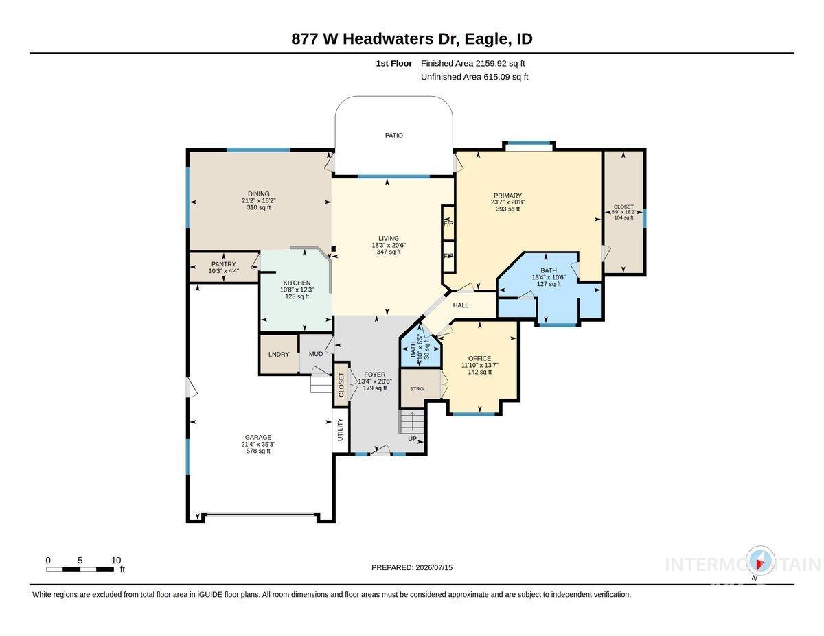 877 W Headwaters Dr., Eagle, Idaho 83616, 5 Bedrooms, 3.5 Bathrooms, Residential For Sale, Price $1,174,900,MLS 98992431