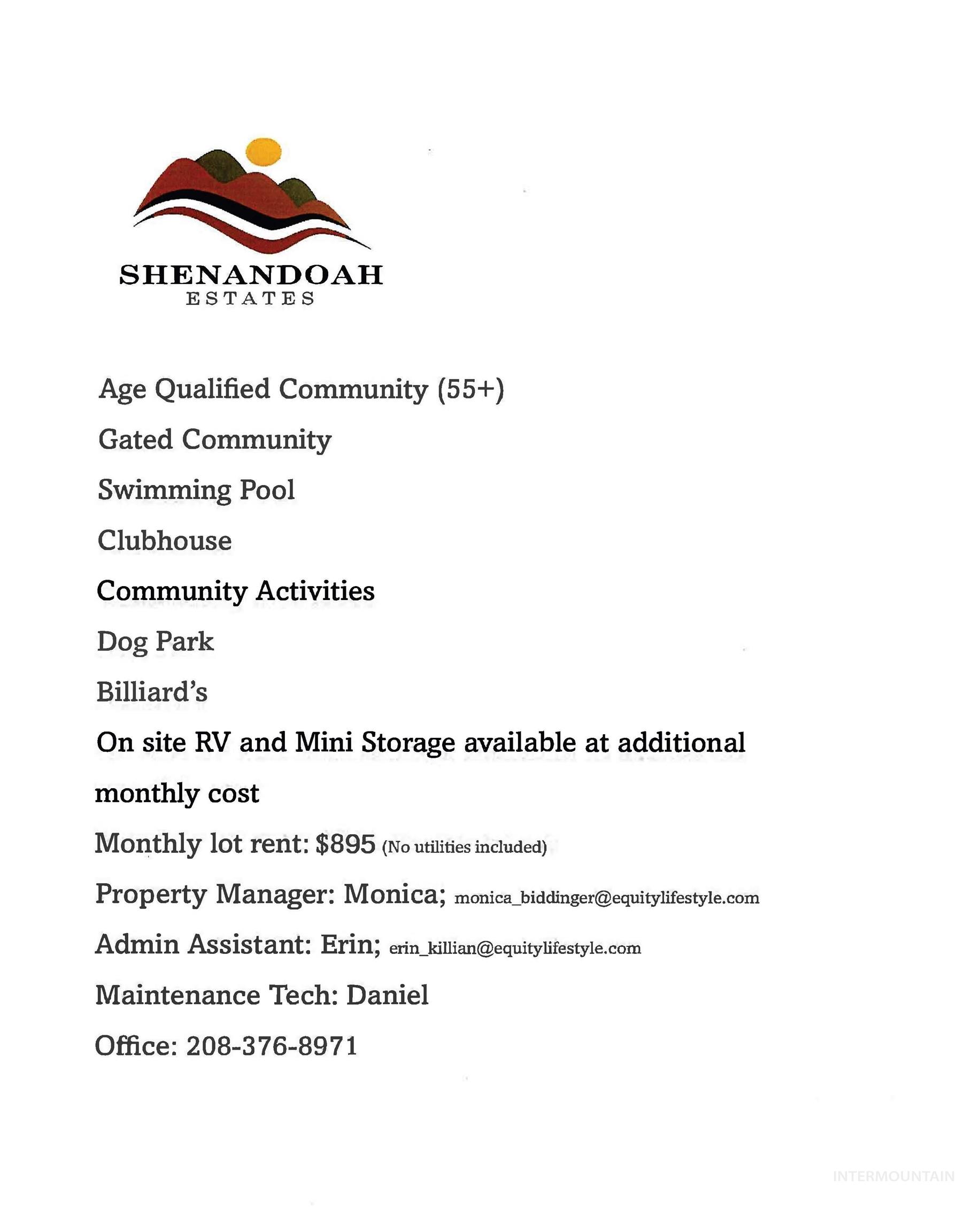 7826 Manassas Ln, Boise, Idaho 83714, 2 Bedrooms, 2 Bathrooms, Residential For Sale, Price $105,000,MLS 98992455